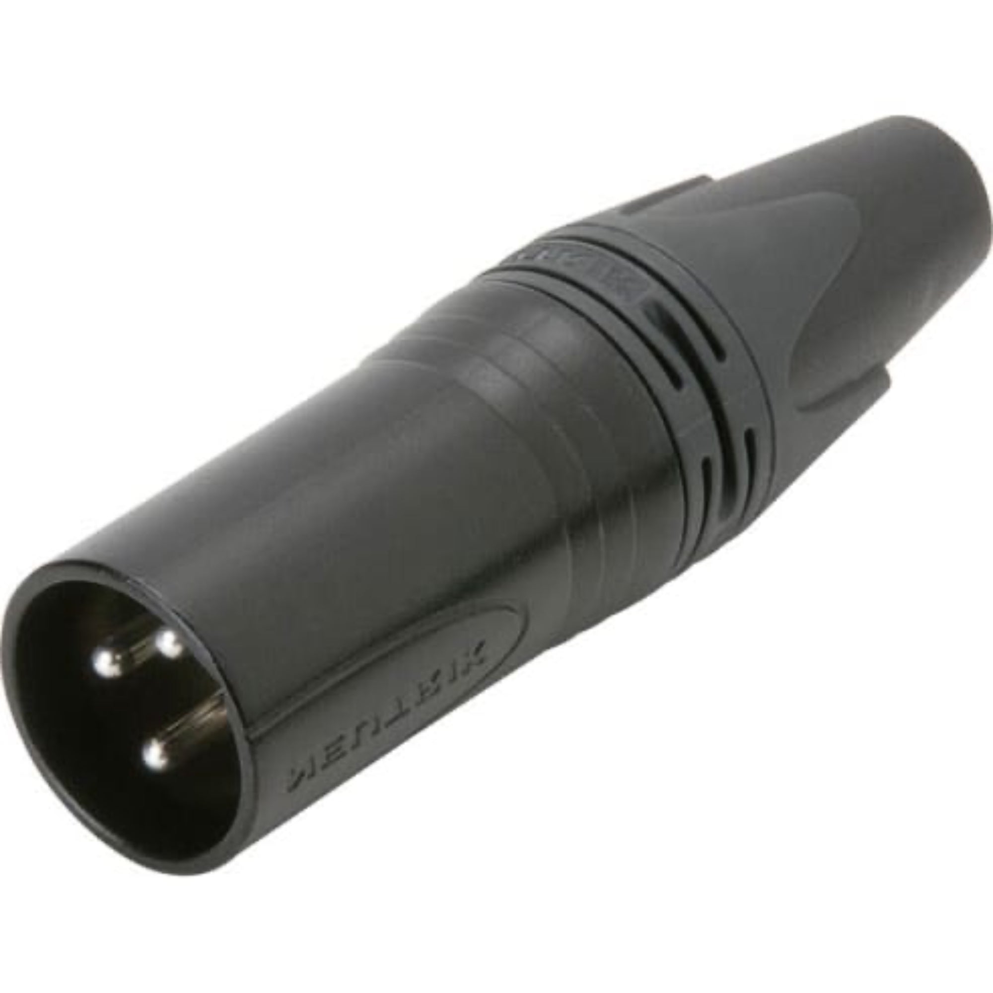 Neutrik NC3MXX-HA-BAG Male 3-Pin XLR Cable Crimp Connector (Black/Silver, Box of 100)