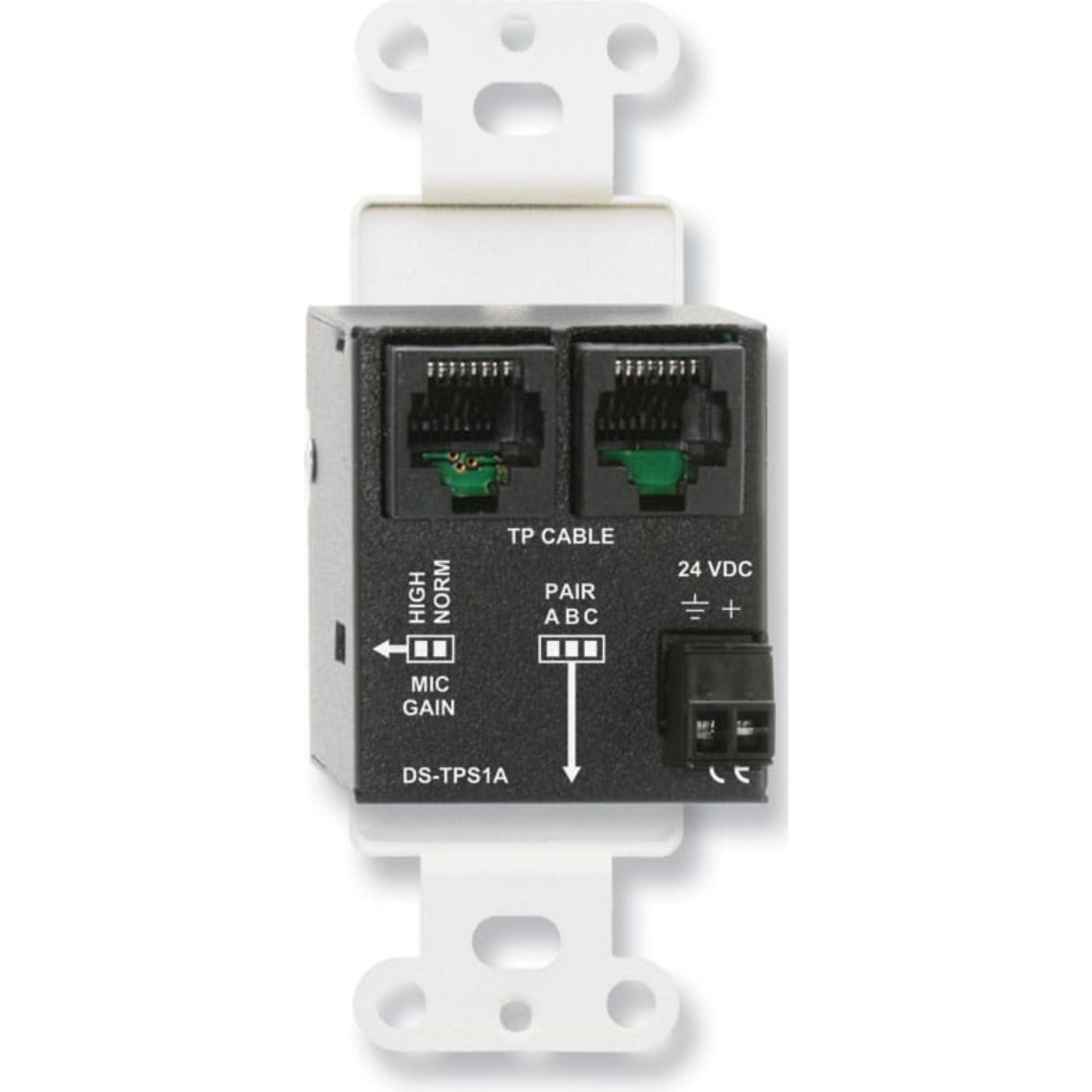 RDL DS-TPS1A Active Single-Pair Sender on Decora Plate (Stainless Steel)