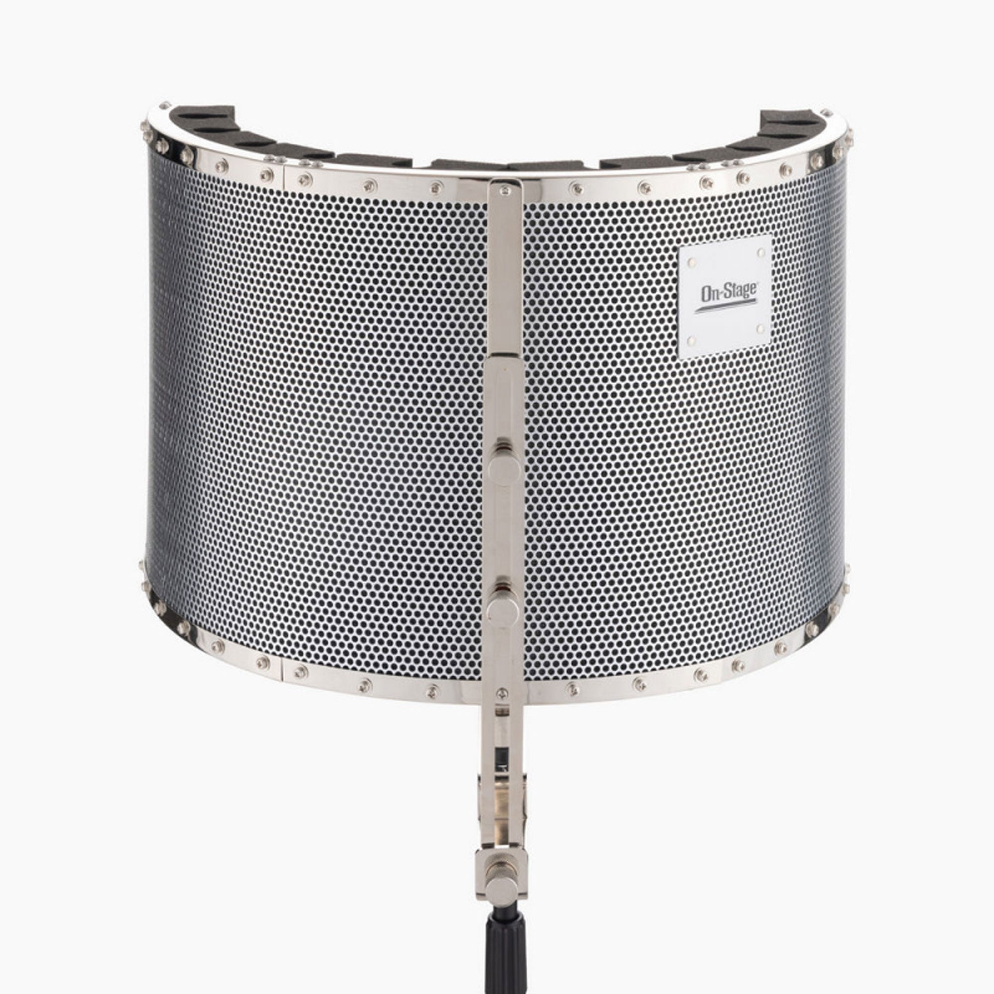 On-Stage ASMS4730 Isolation Shield and Stand-Mounted Acoustic Enclosure (18.5" x 12")