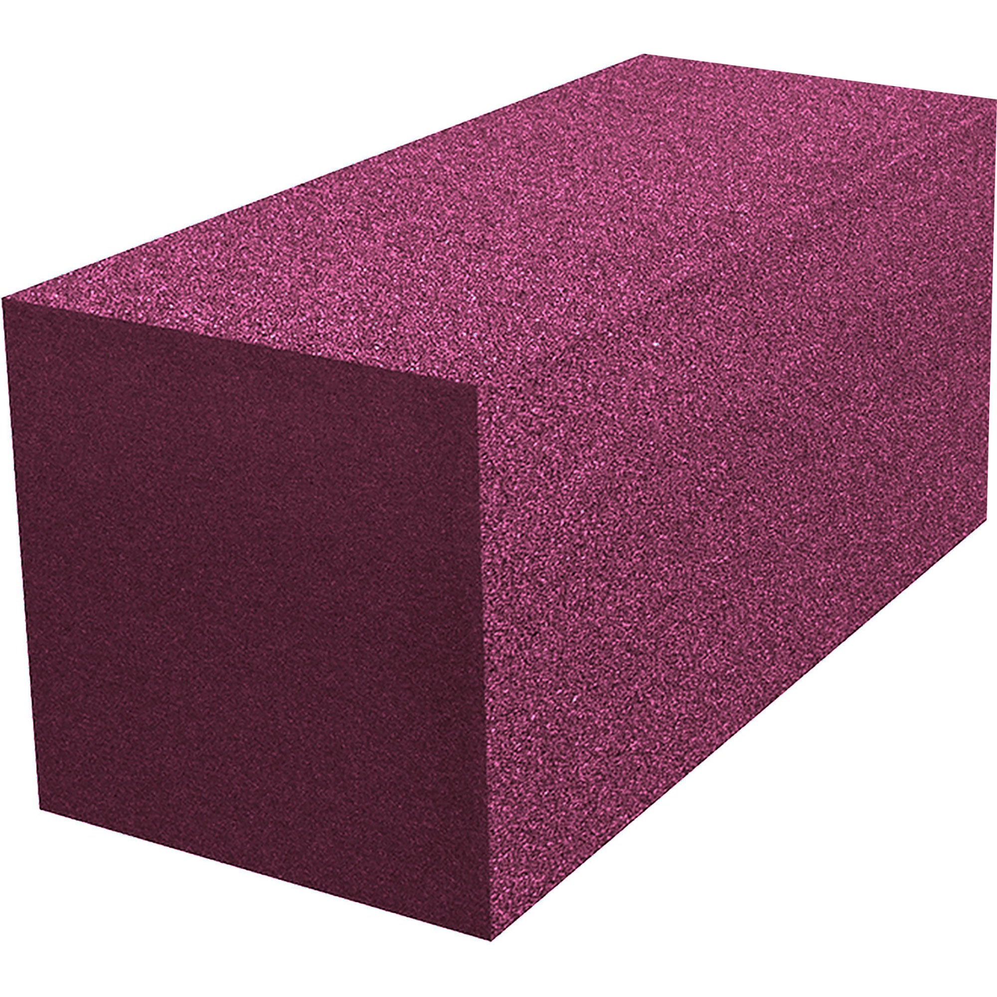 Performance Audio 12" x 12" x 24" Corner Fill Acoustic Foam Block (Plum)