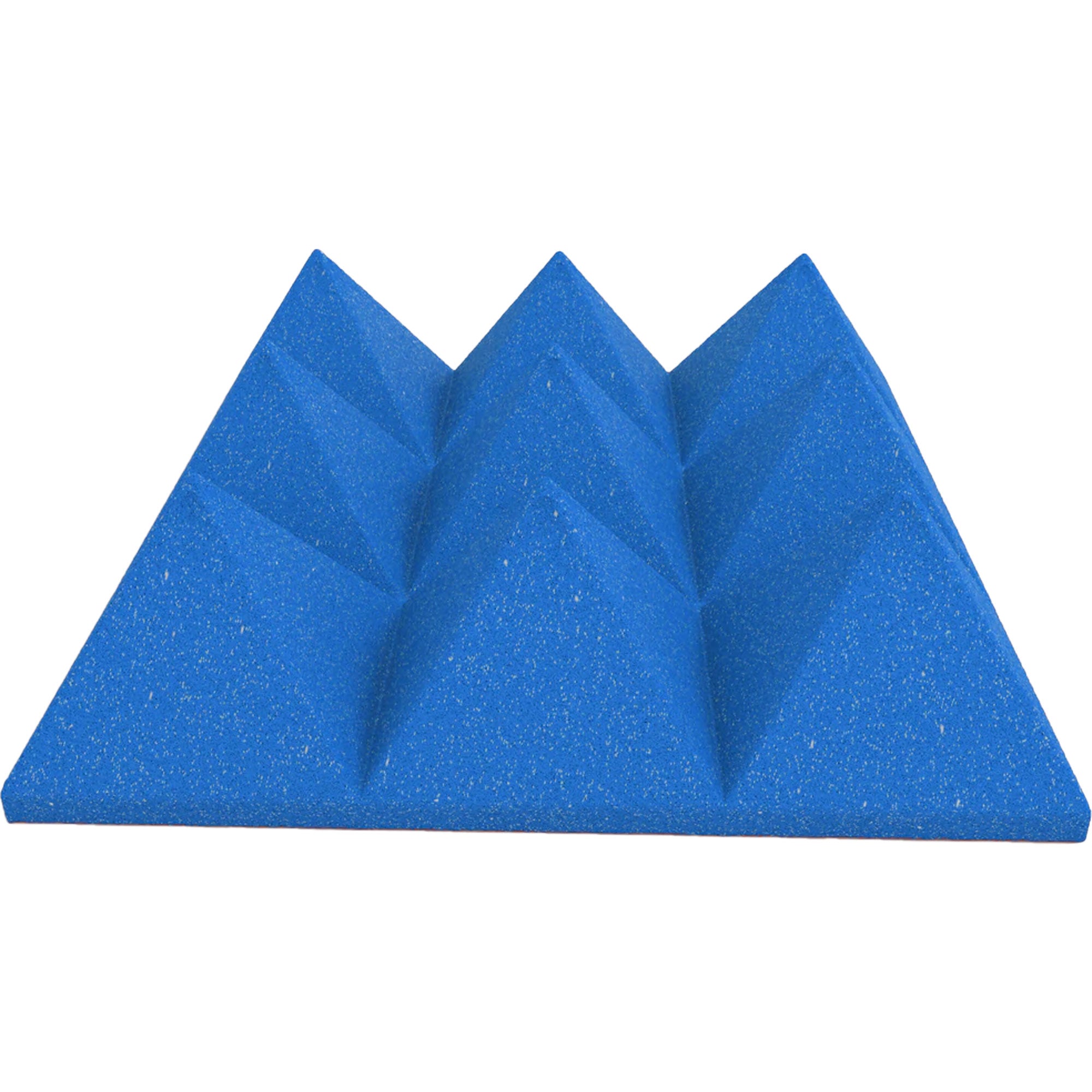 Performance Audio 12" x 12" x 4" Pyramid Acoustic Foam Tile (Blue, 96 Pack)
