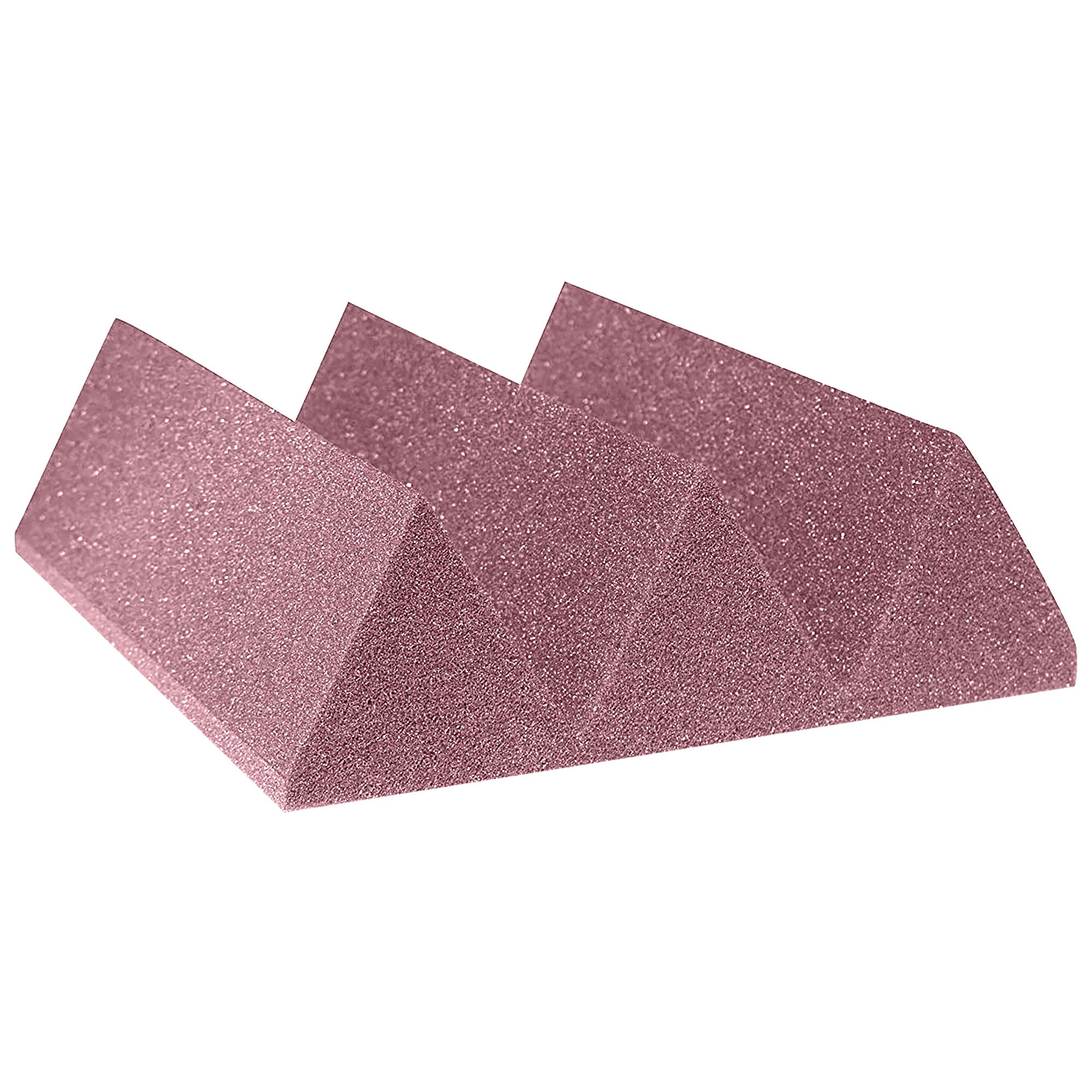 Performance Audio 12" x 12" x 4" Wedge Acoustic Foam Tile (Plum, 48 Pack)