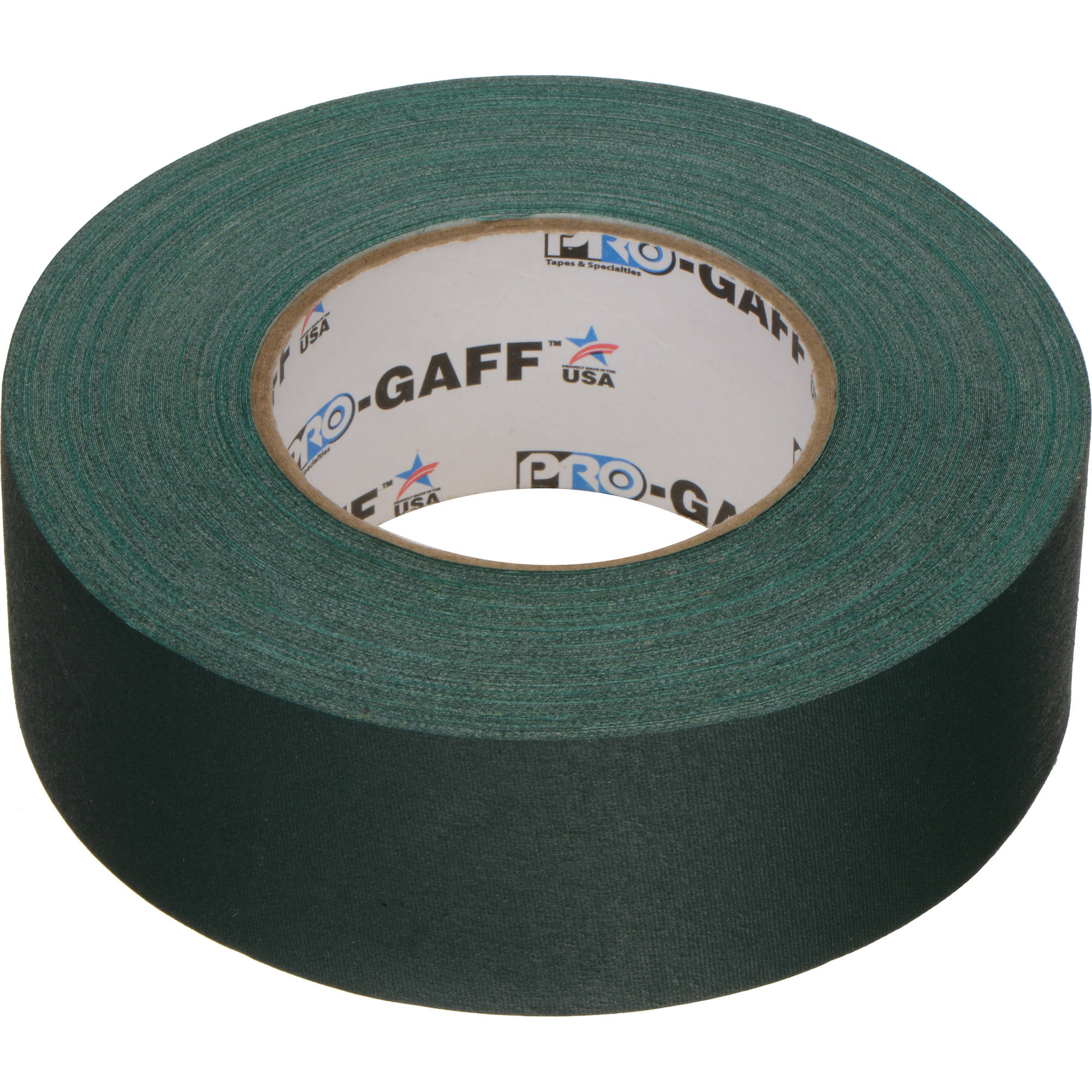 ProTapes Pro Gaff Premium Matte Cloth Gaffers Tape 2" x 55yds (Green, Case of 24)
