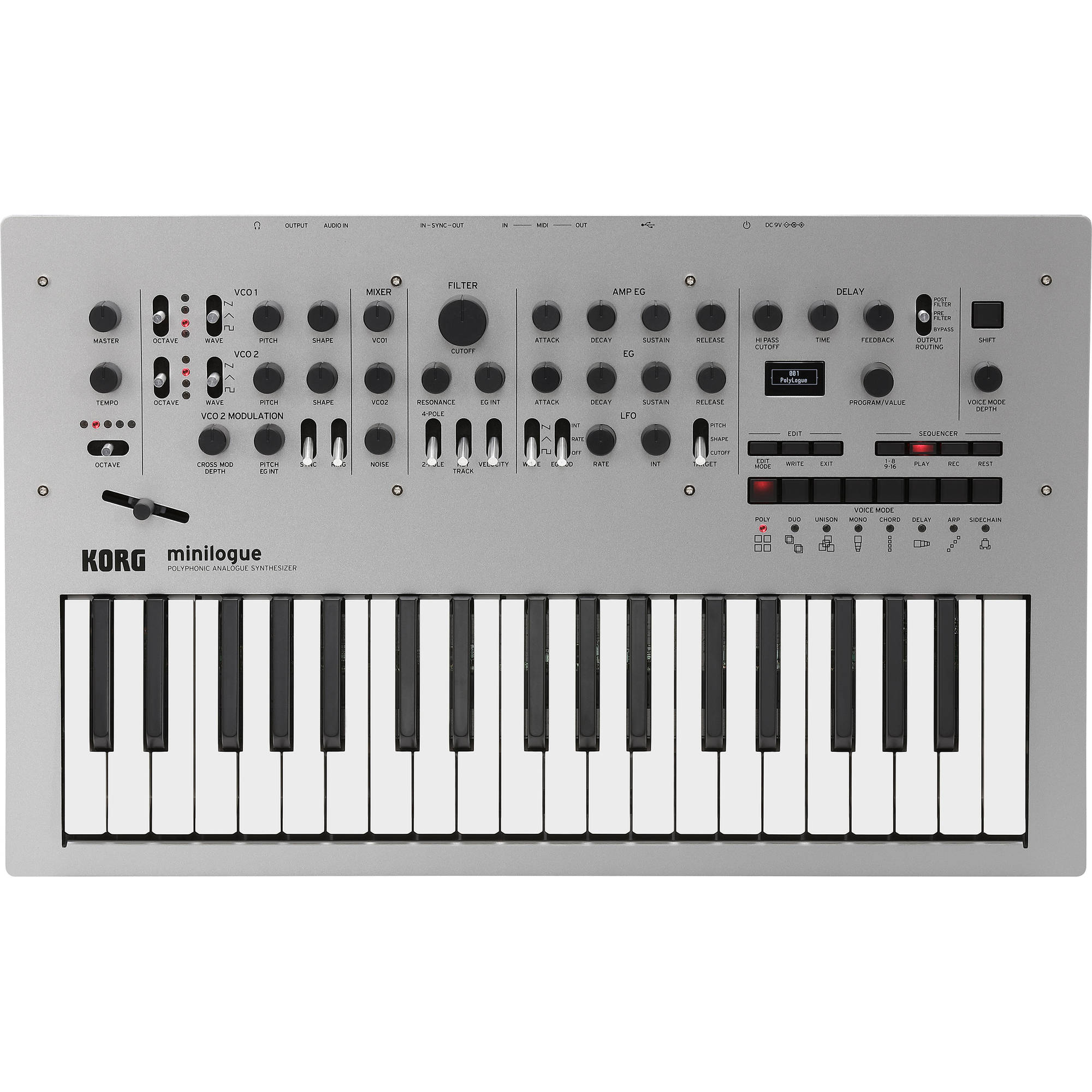 Korg minilogue 4-Voice Analog Synthesizer