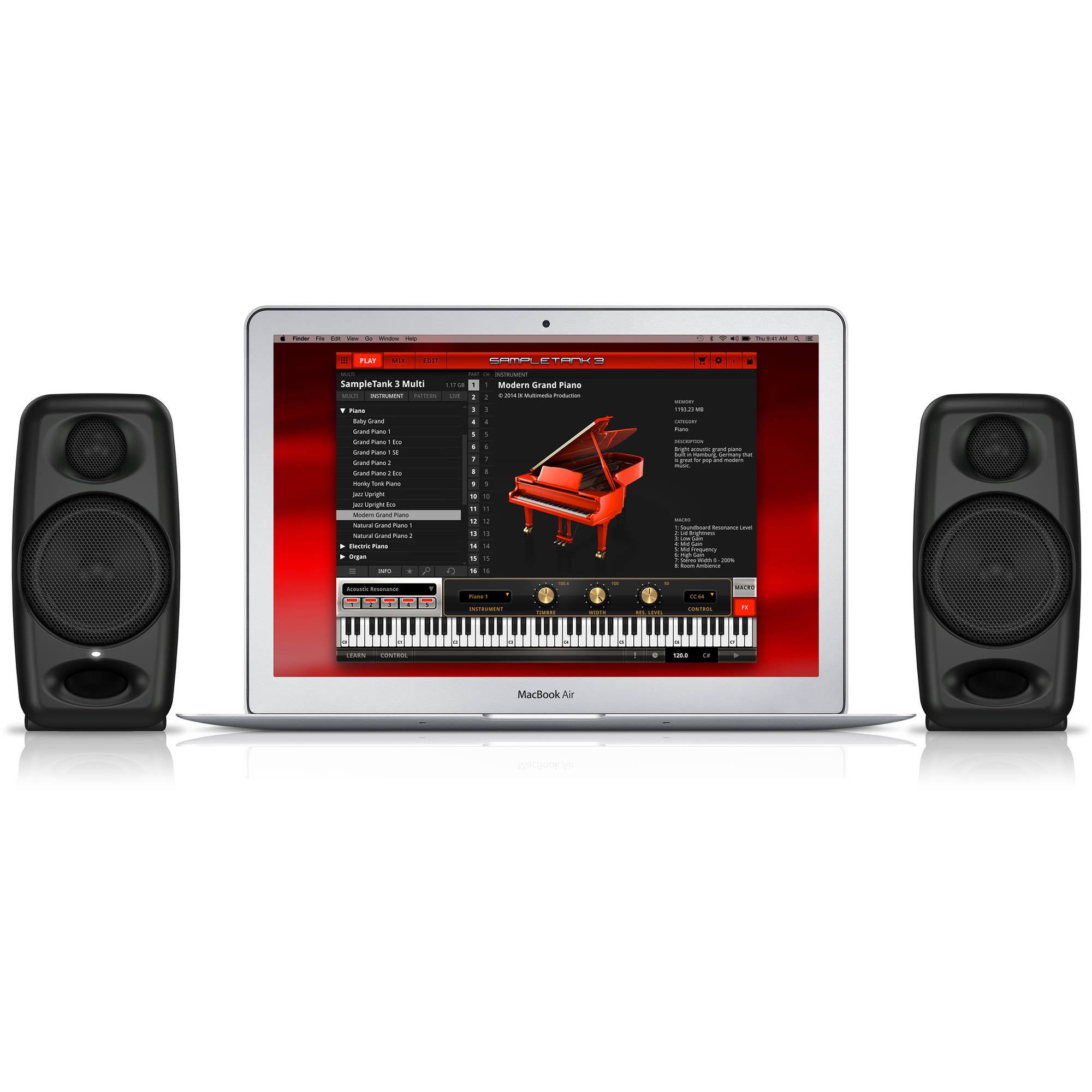 IK Multimedia iLoud Micro Studio Monitors (Pair, Black)