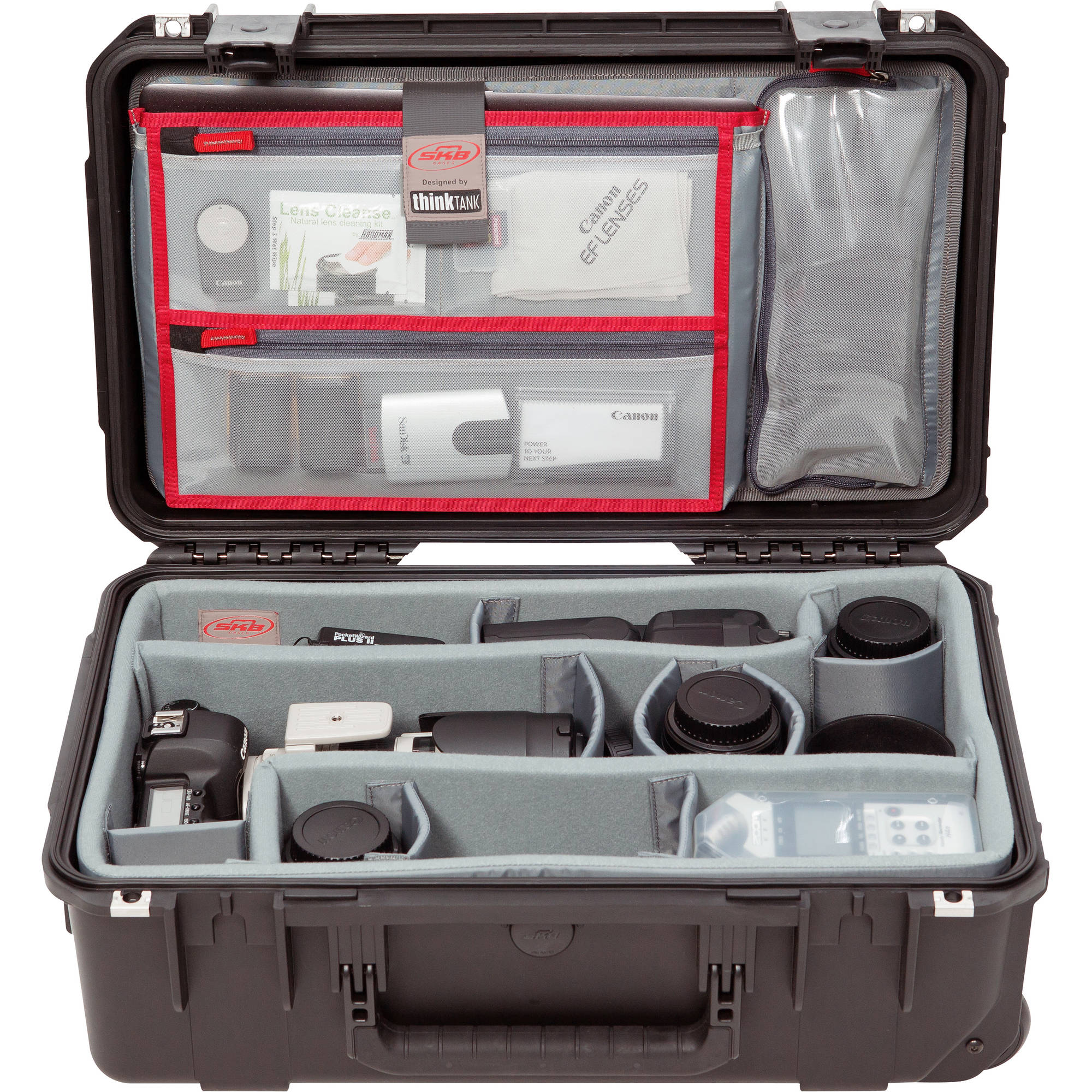 SKB 3i-2011-7DL iSeries Waterproof Case (Think Tank Designed Photo Dividers & Lid Organizer)
