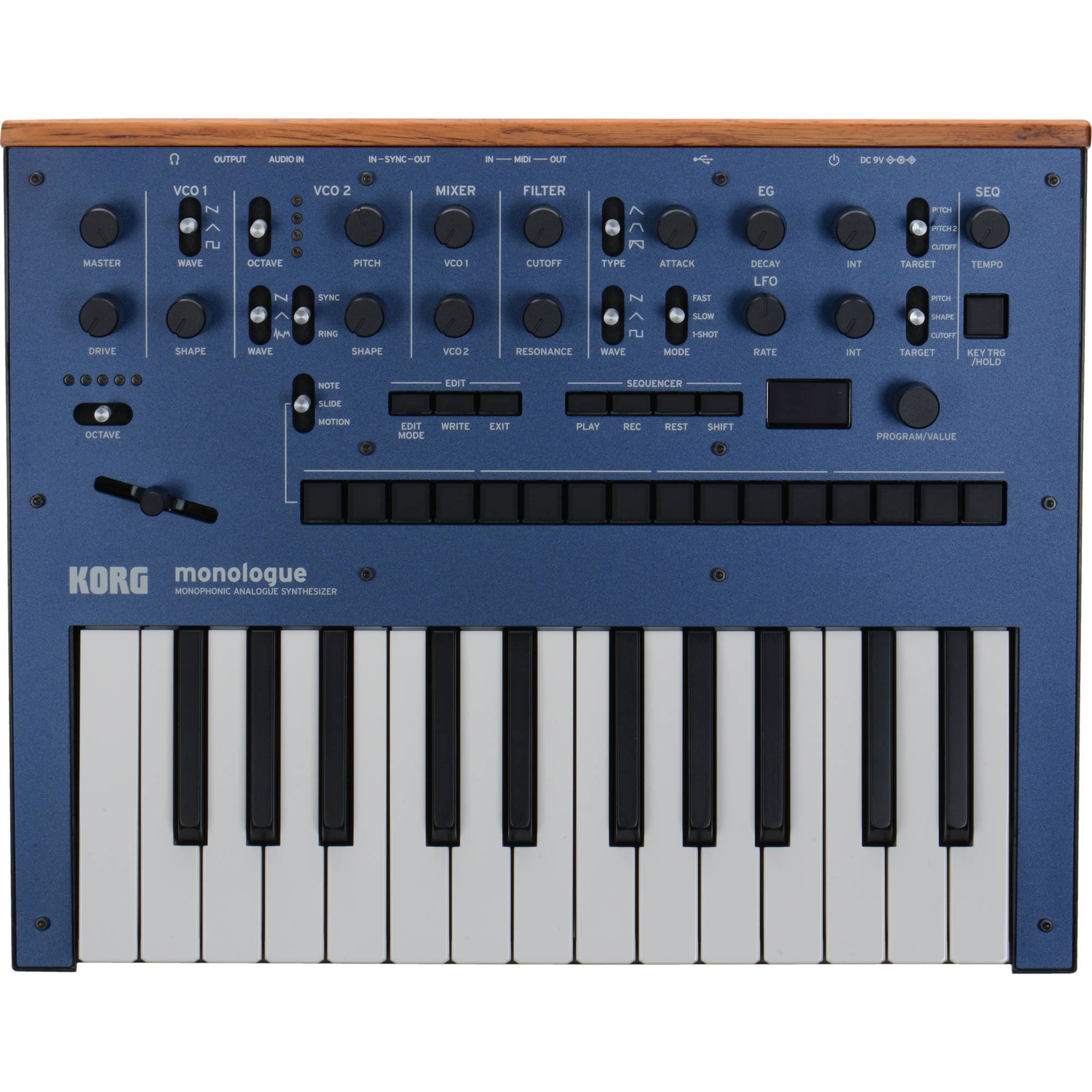 Korg monologue Analog Synthesizer (Blue)