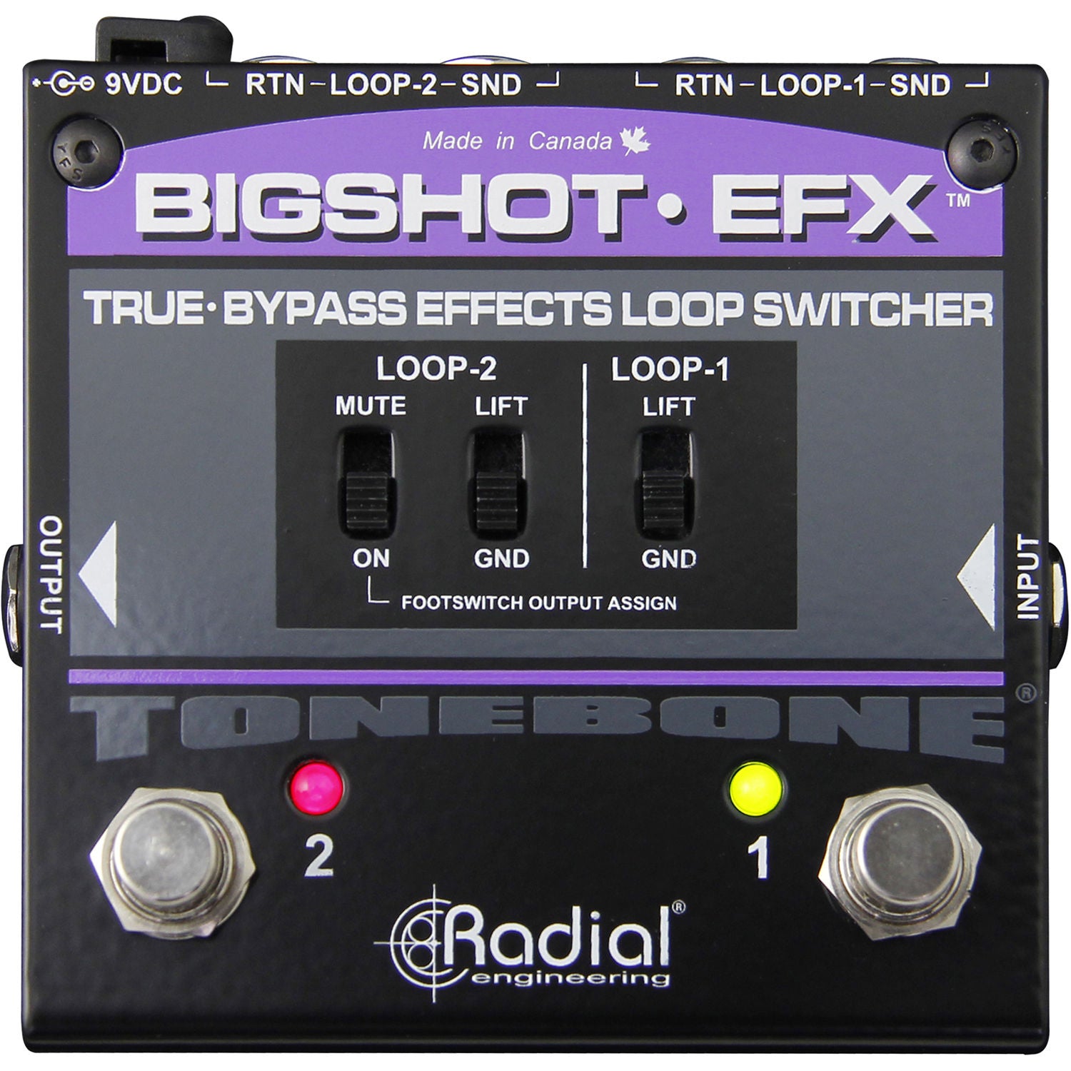 Radial Engineering BigShot EFX Effects Loop Switcher