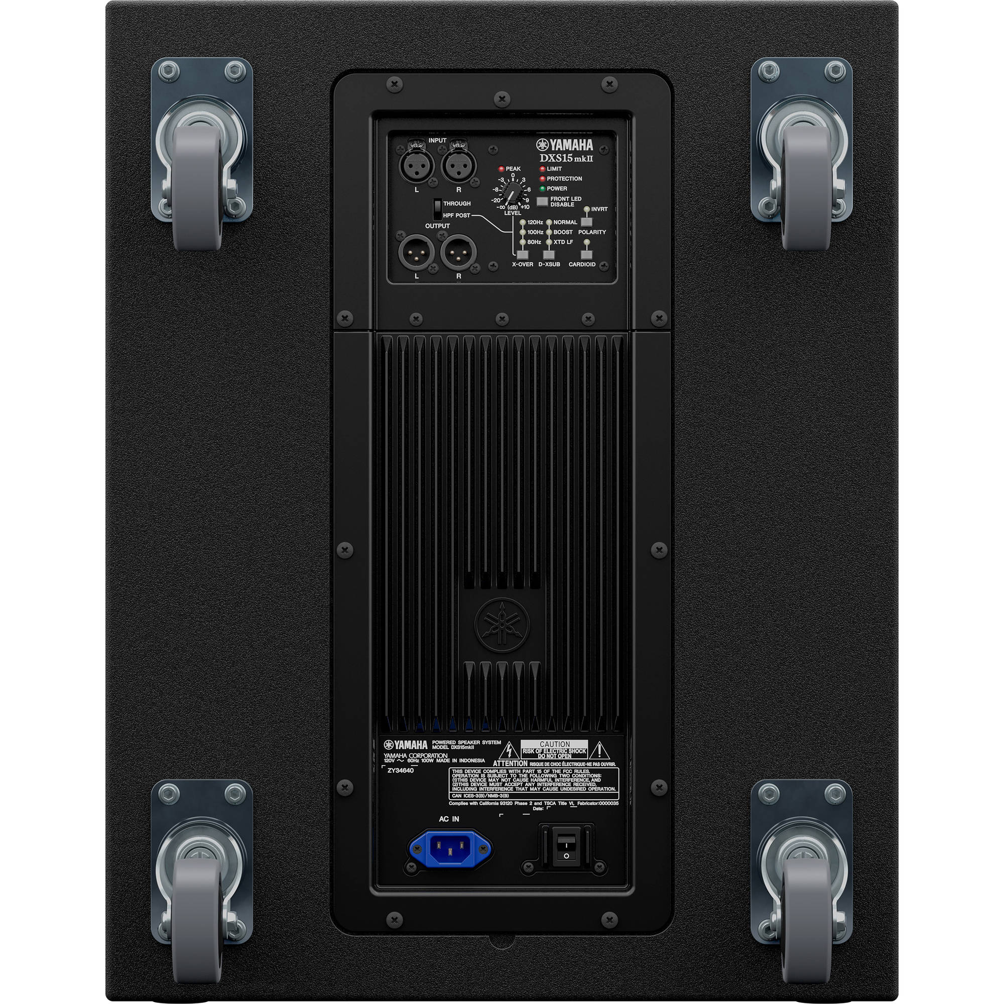 Yamaha DXS15mkII 15" Powered Subwoofer (Black)