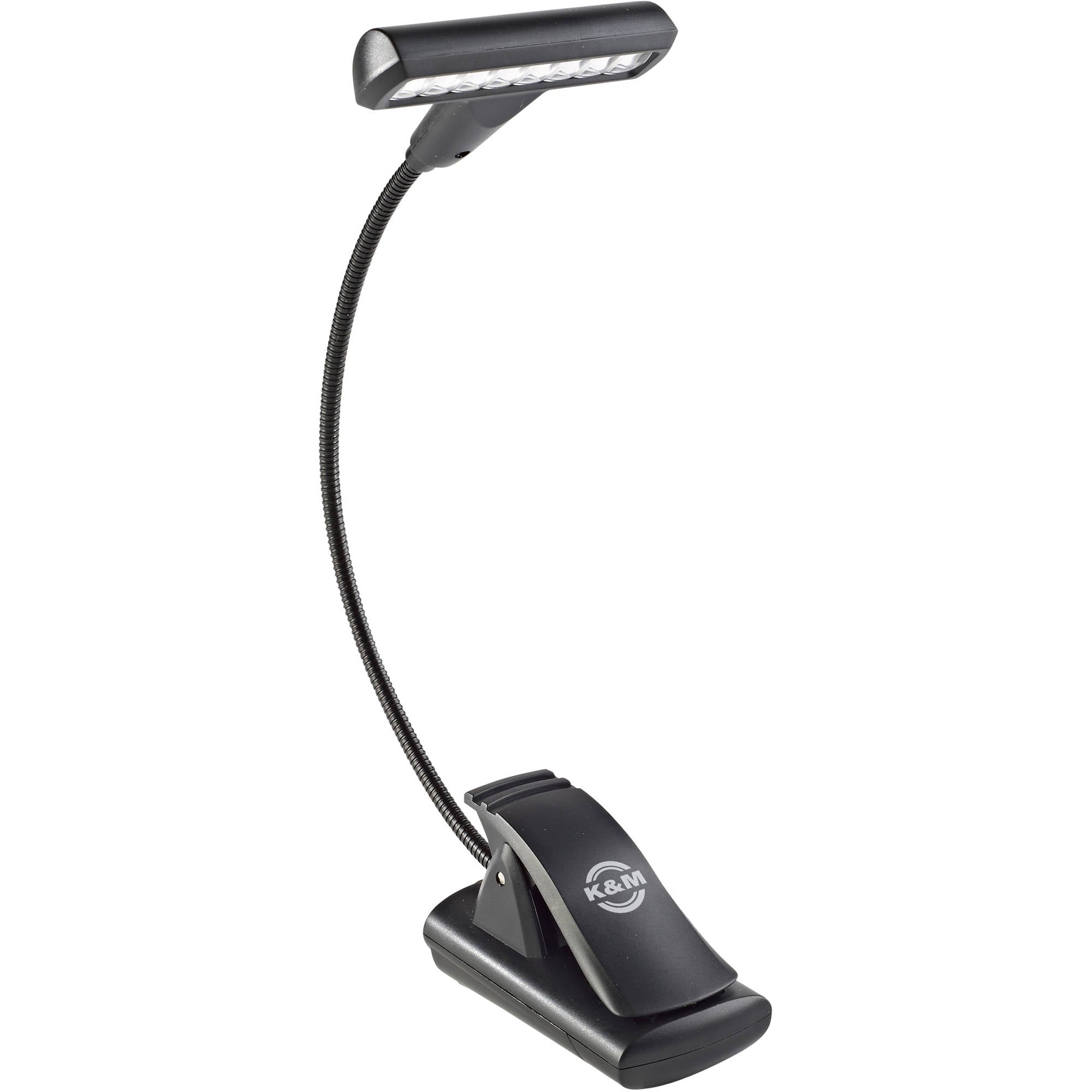 K&M Stands 12247 FlexLight T-Head LED Music Stand Light (Black)
