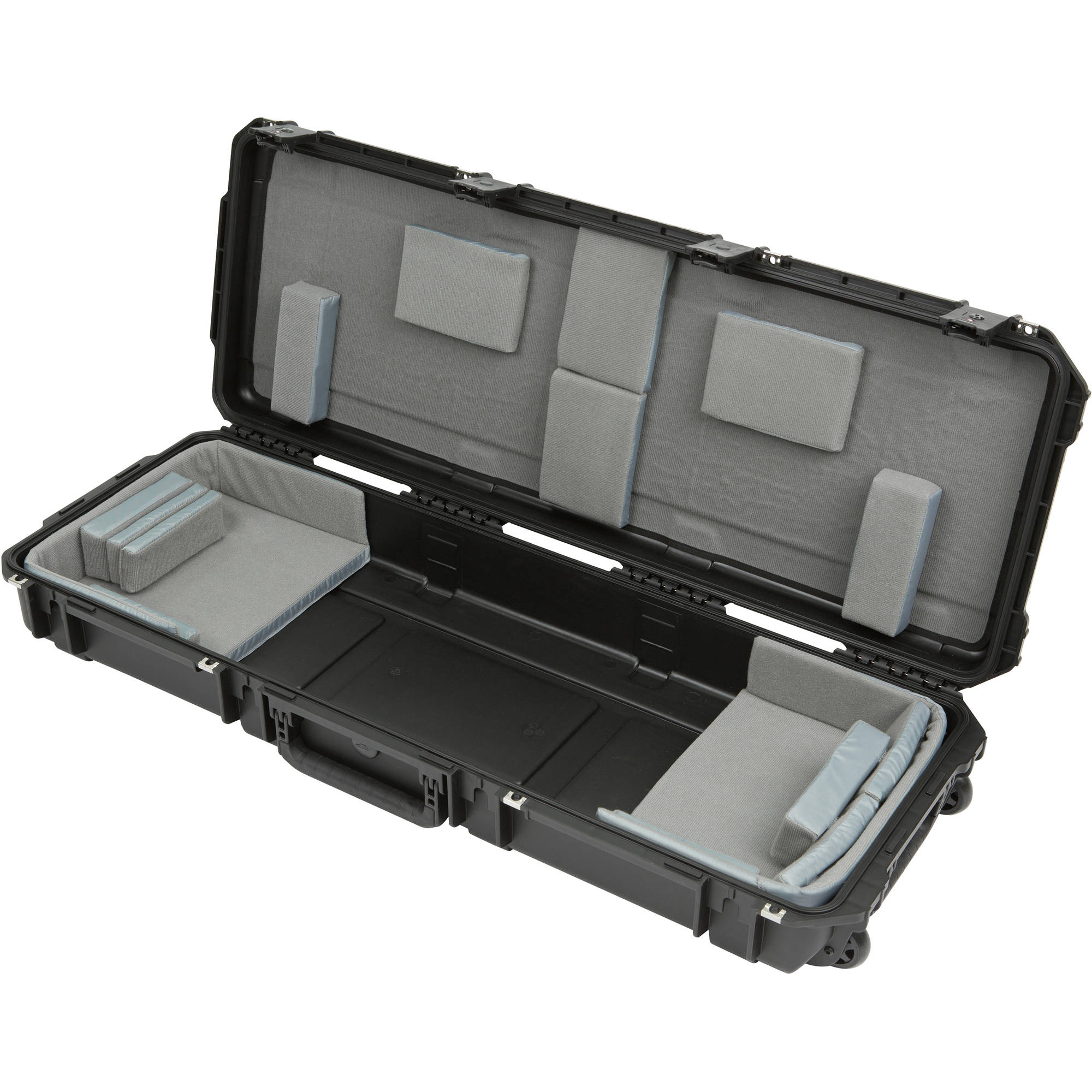 SKB 3i-4214-TKBD iSeries Waterproof 61-Note Narrow Keyboard Case with Wheels