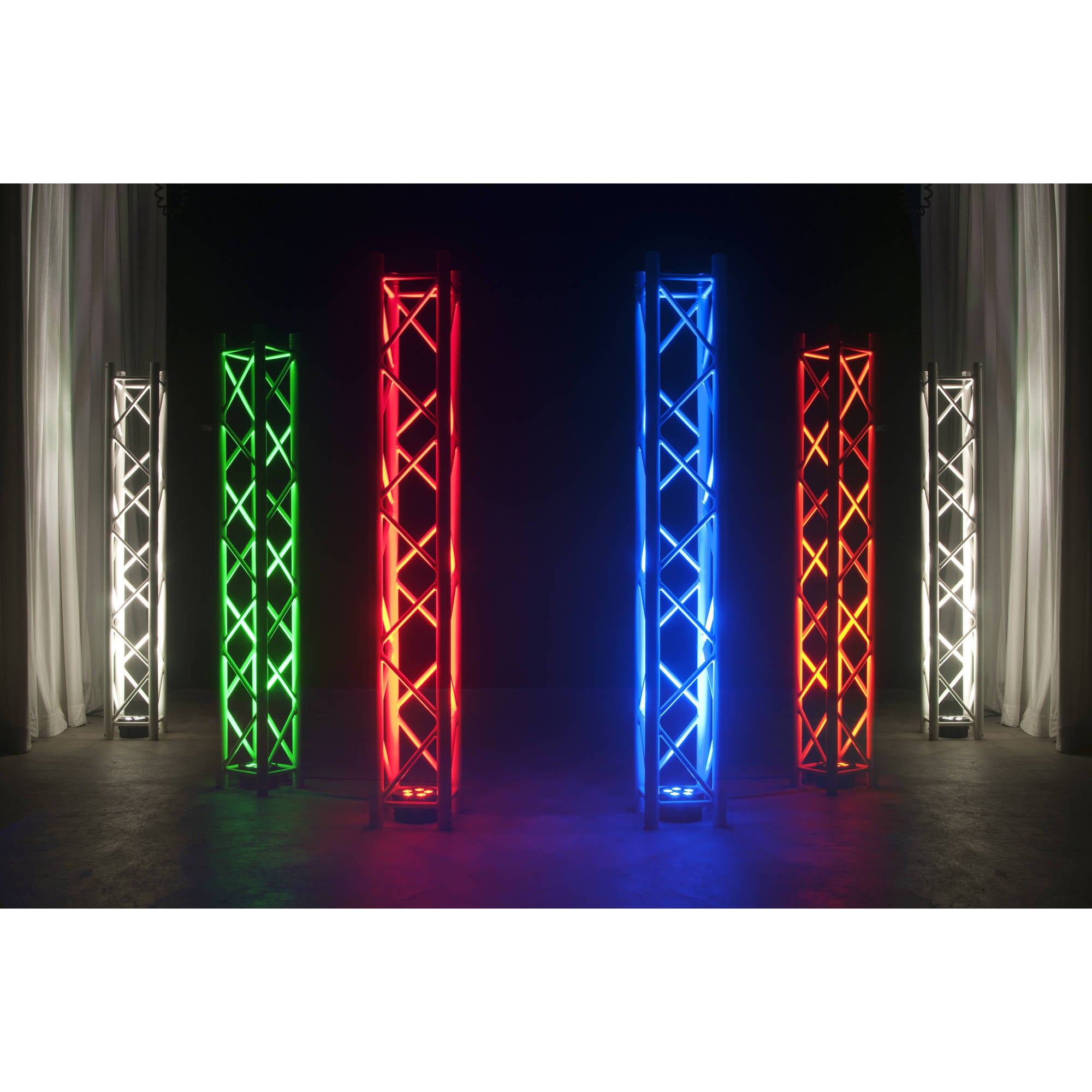 American DJ 5PX HEX LED Par Wash Fixture (RGBAW+UV, Black)