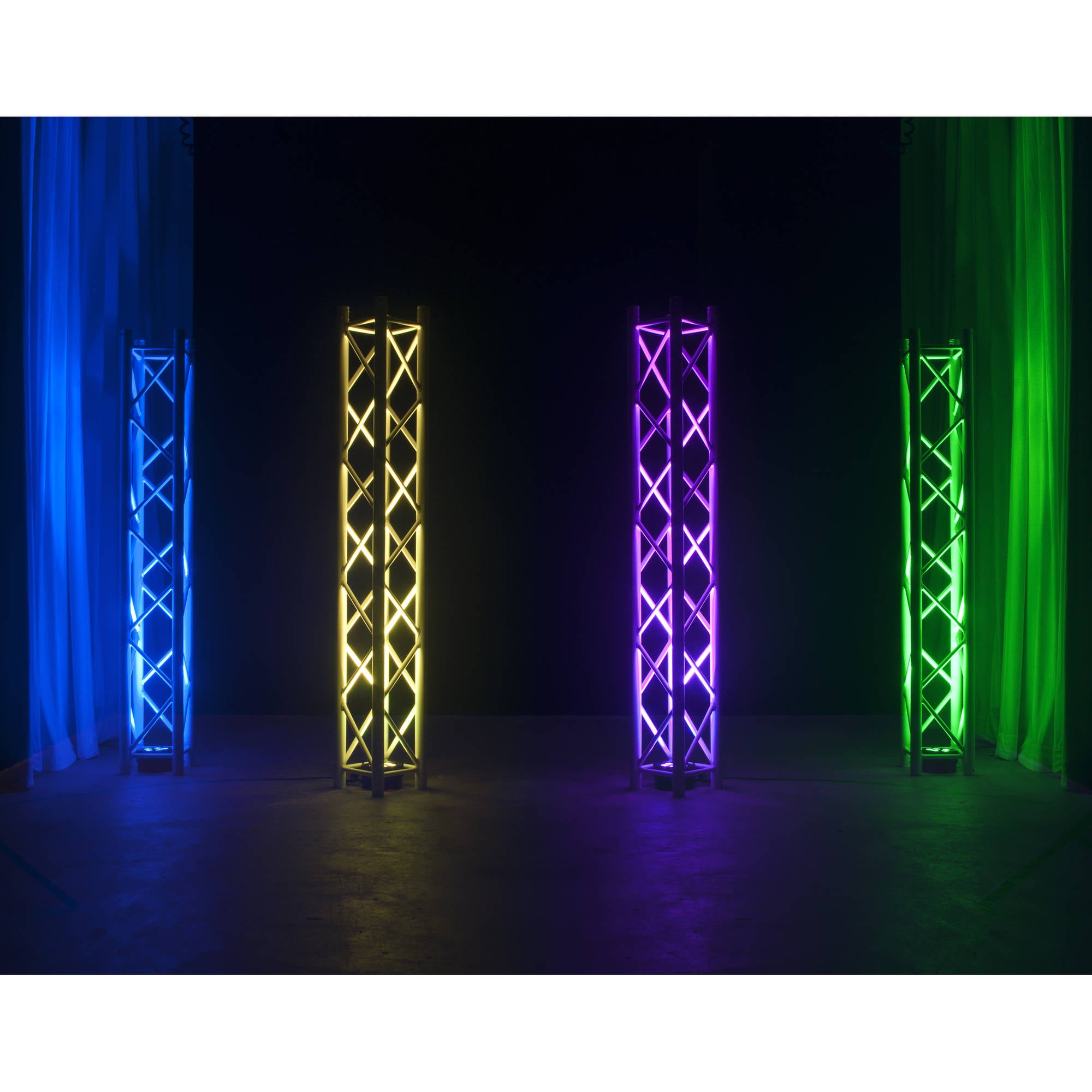 American DJ 5PX HEX LED Par Wash Fixture (RGBAW+UV, Black)