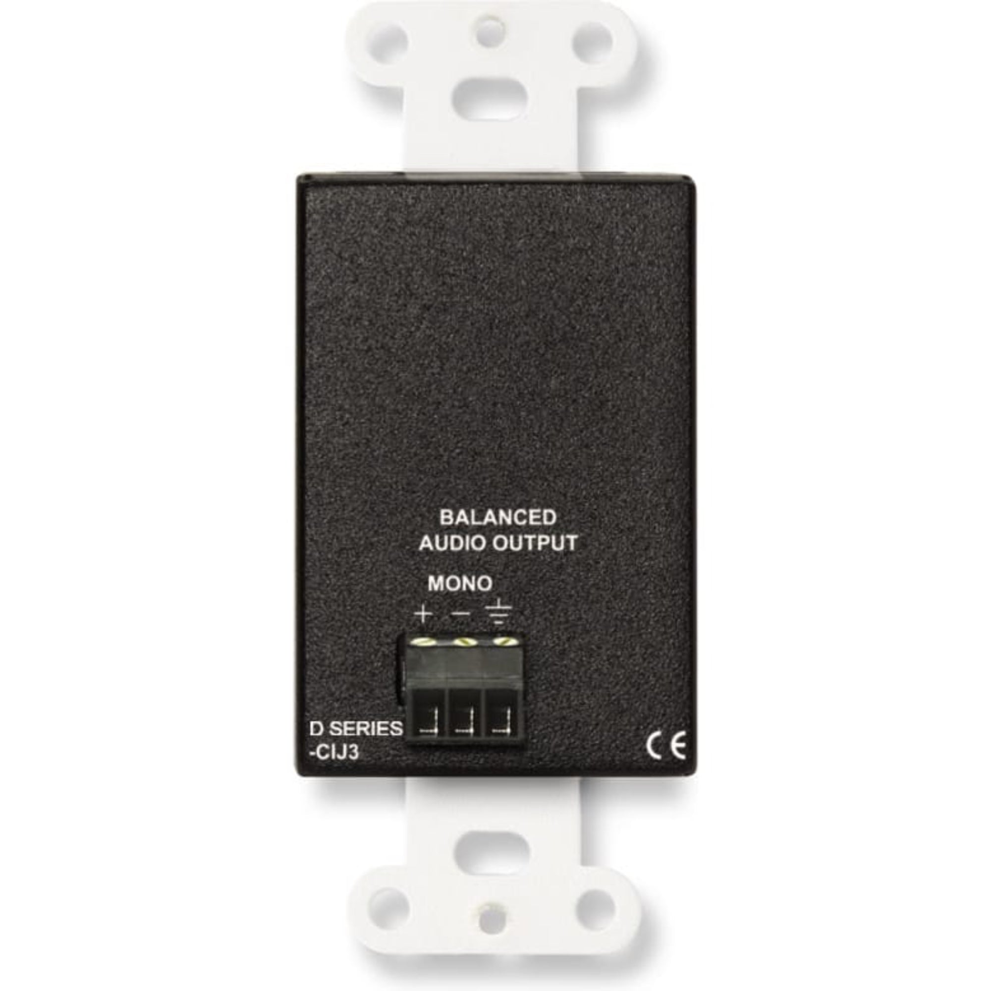 RDL DS-CIJ3 Consumer Input Jacks Mono on Decora Plate (Stainless Steel)