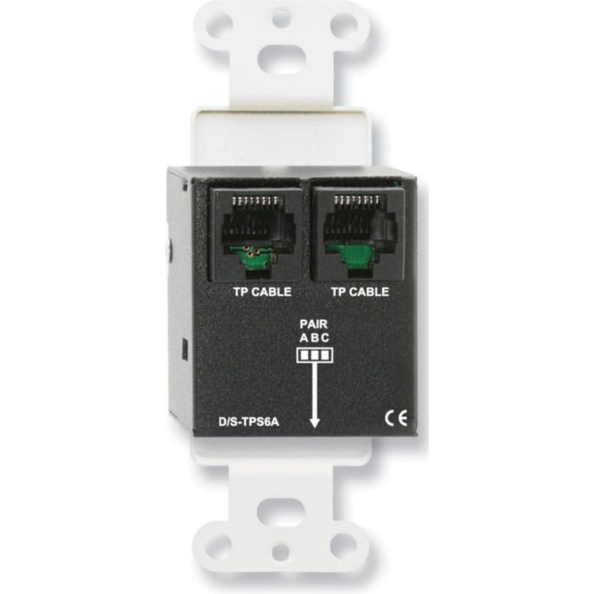 RDL DS-TPS6A Passive Single-Pair Sender on Decora Plate (Stainless Steel)