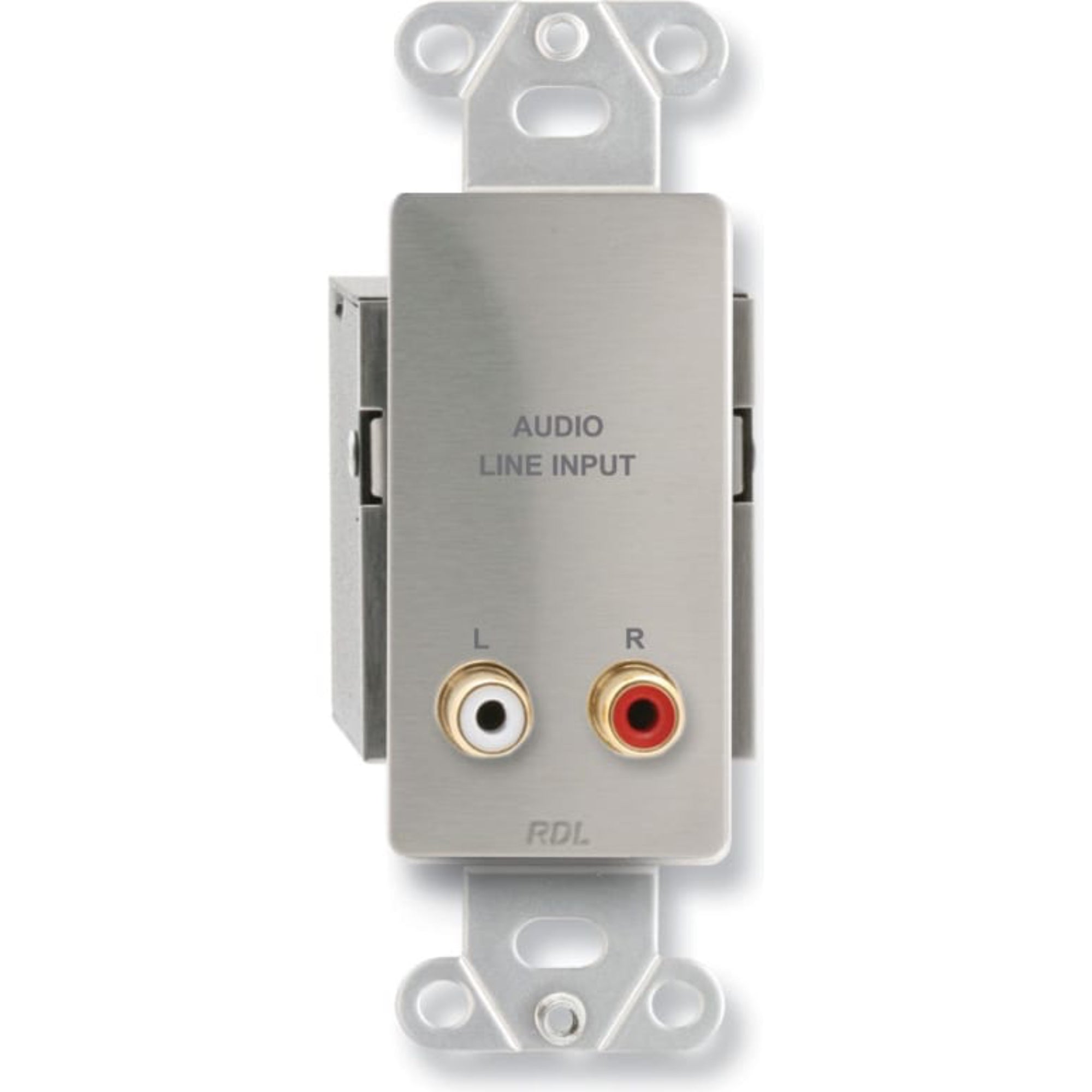 RDL DS-TPS6A Passive Single-Pair Sender on Decora Plate (Stainless Steel)