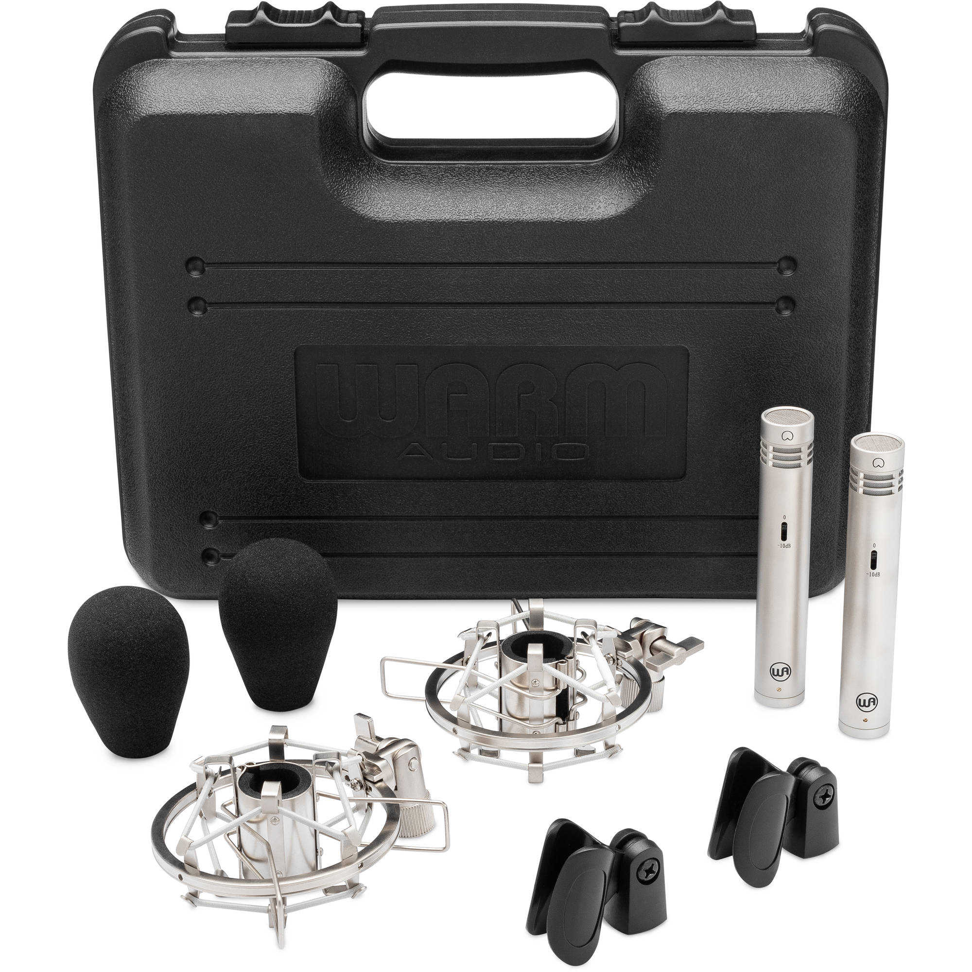 Warm Audio WA-84 Small Diaphragm Condenser Microphone (Stereo Pair, Nickel)