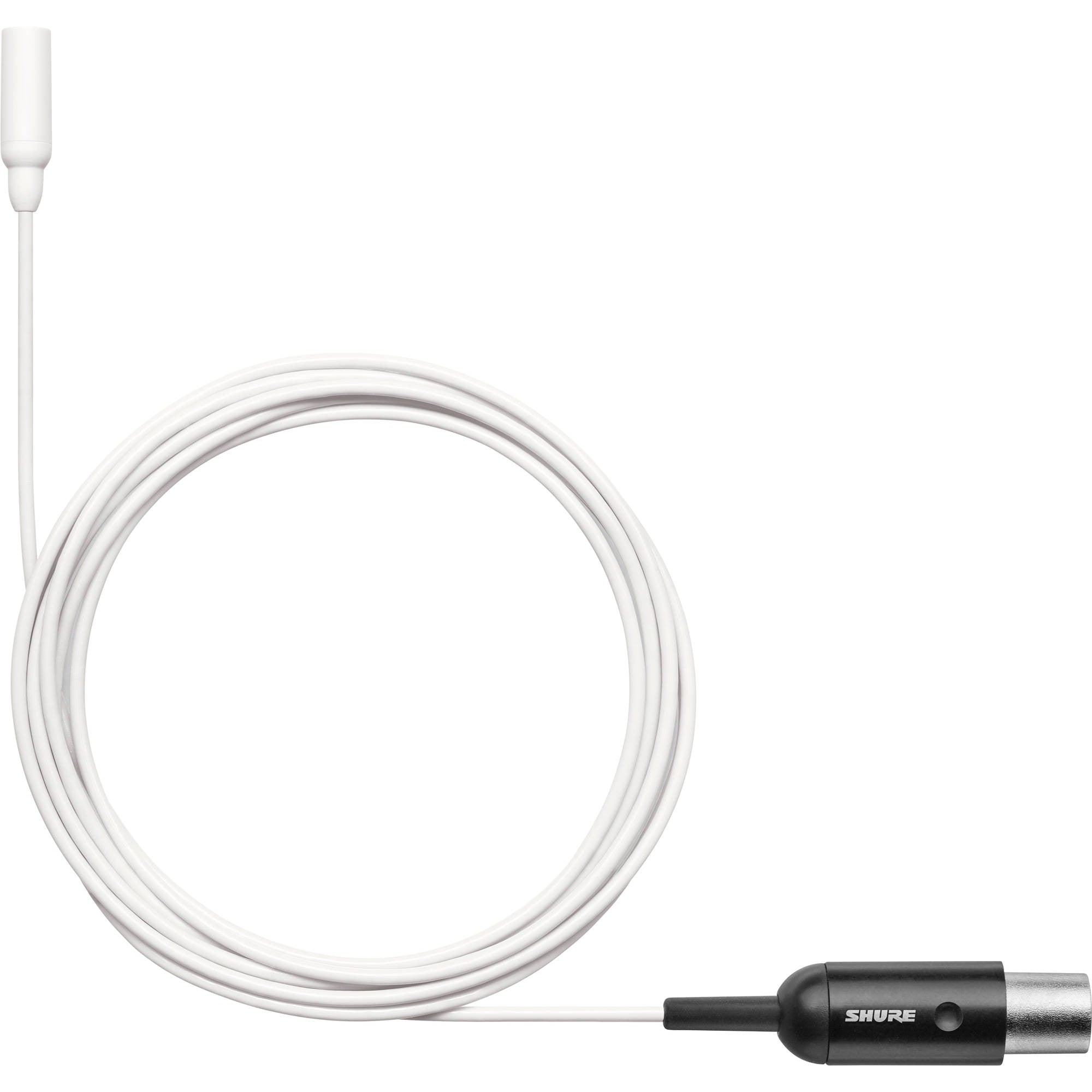 Shure TwinPlex TL48 Omnidirectional Lavalier Microphone (TA4F, White)