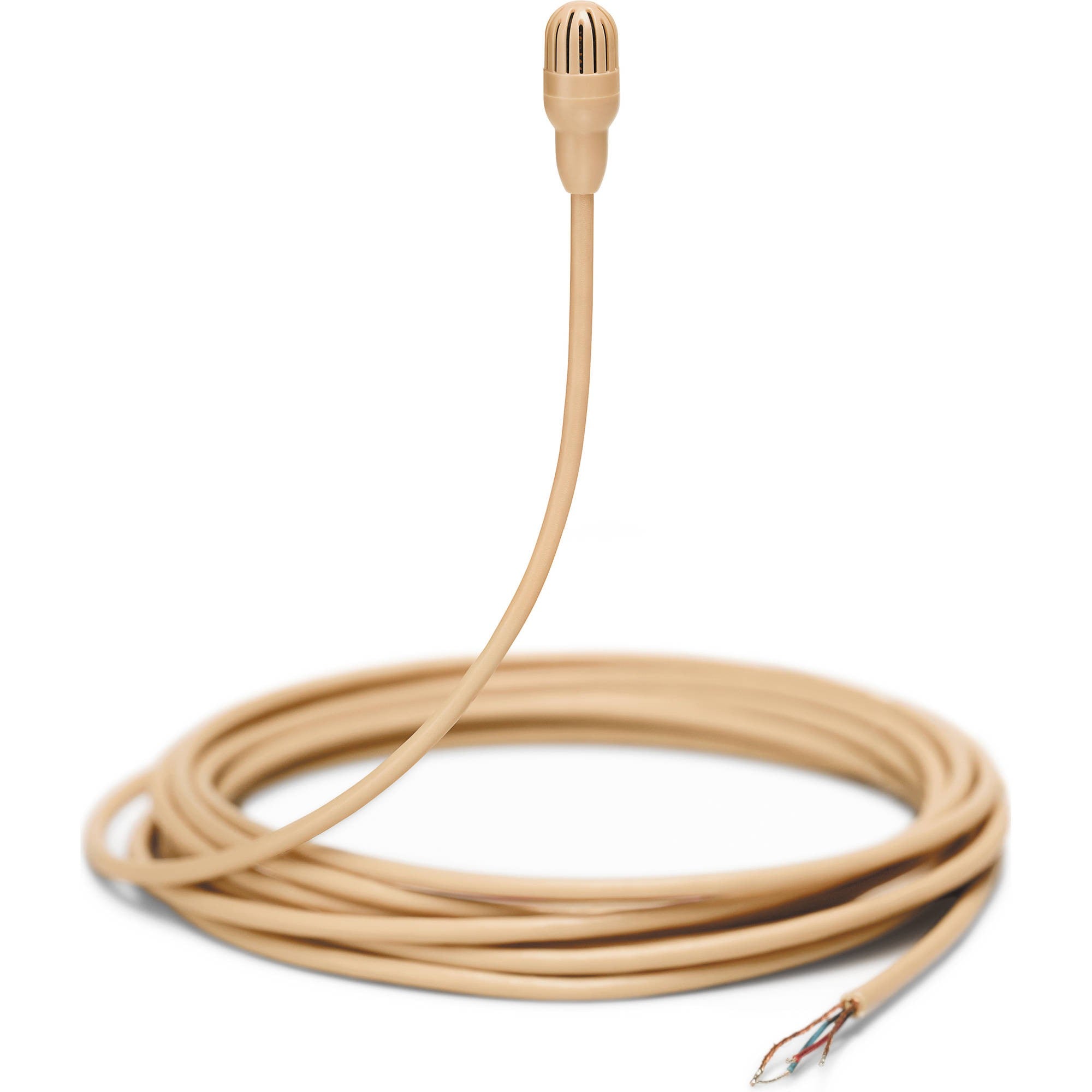 Shure TwinPlex TL47 Omnidirectional Lavalier Microphone with Accessories (Pigtail, Tan)