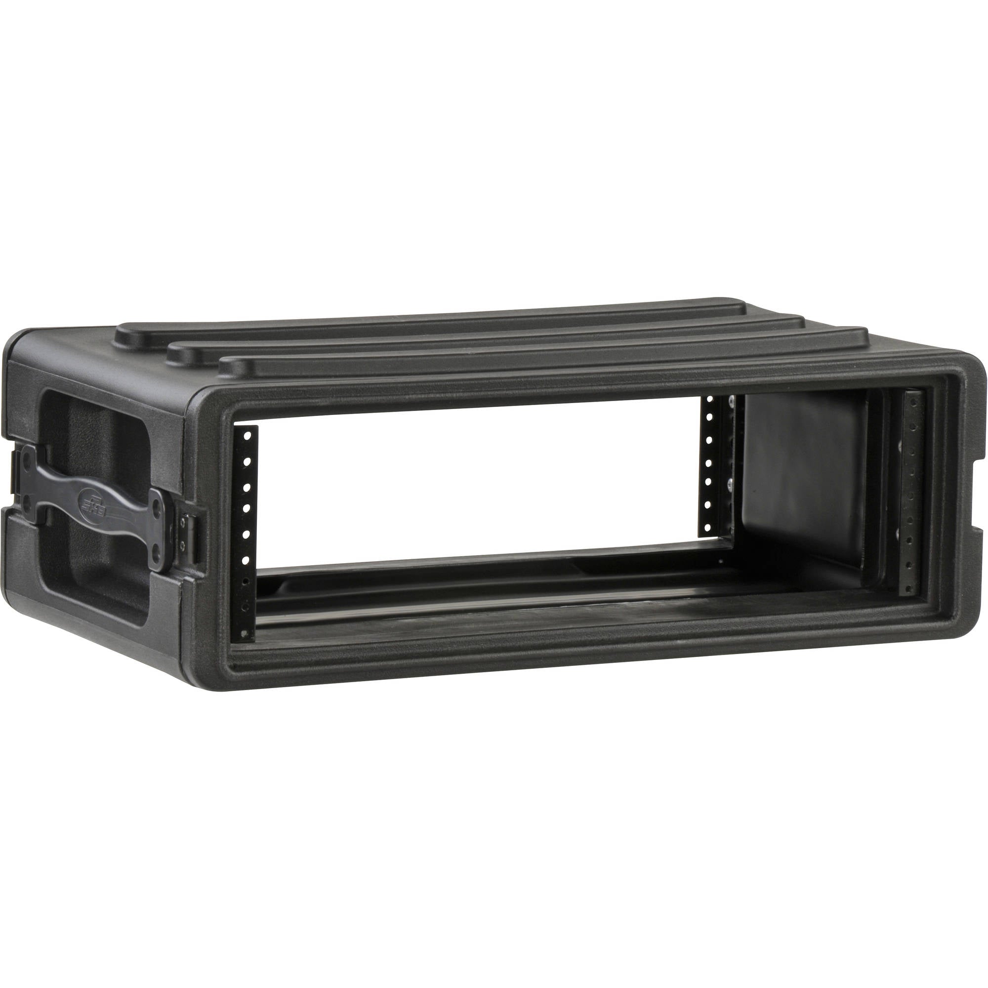 SKB 1SKB-R3S Roto-Molded Shallow Rack Case with Steel Rails (3U)