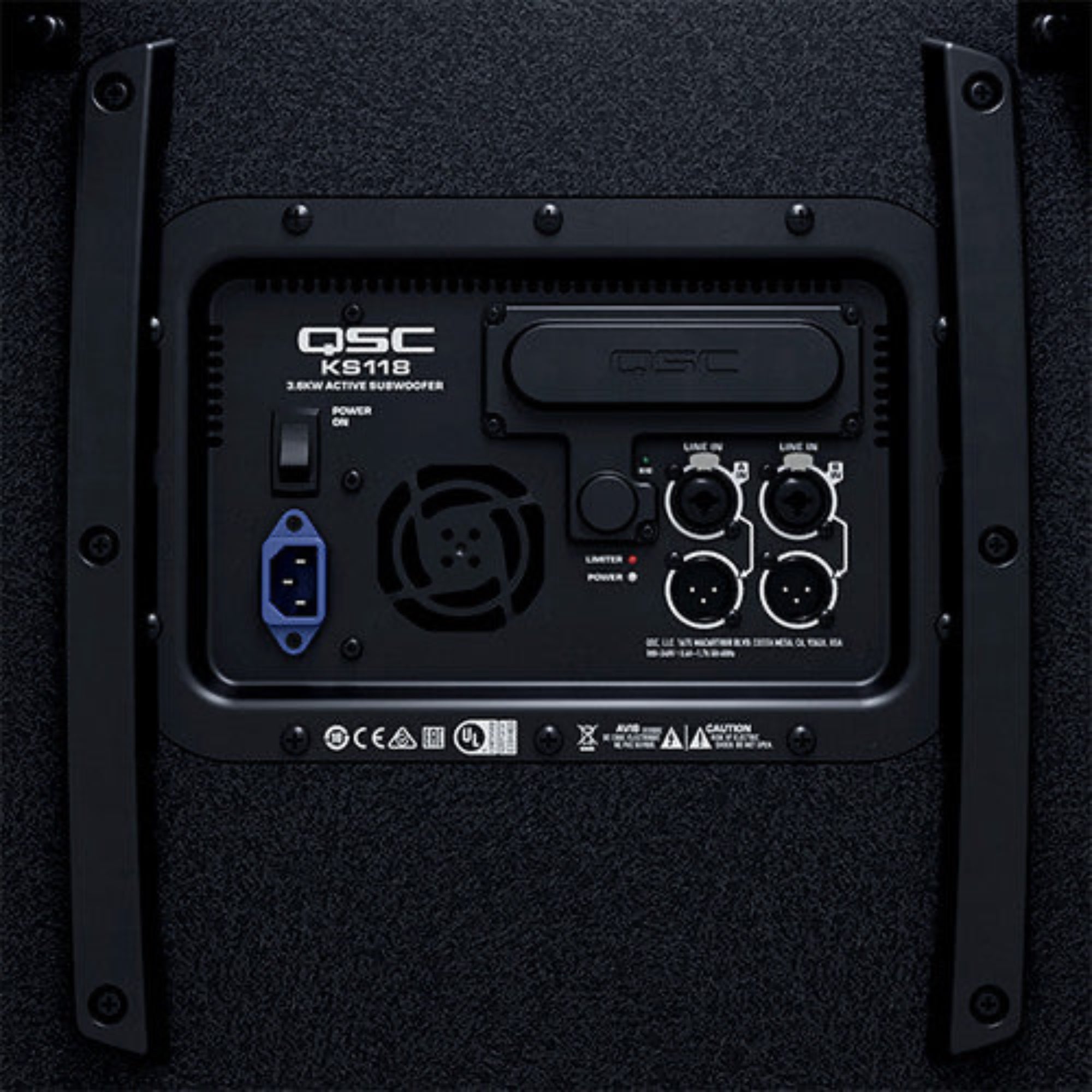 QSC KS118 3600W 18" Powered Subwoofer
