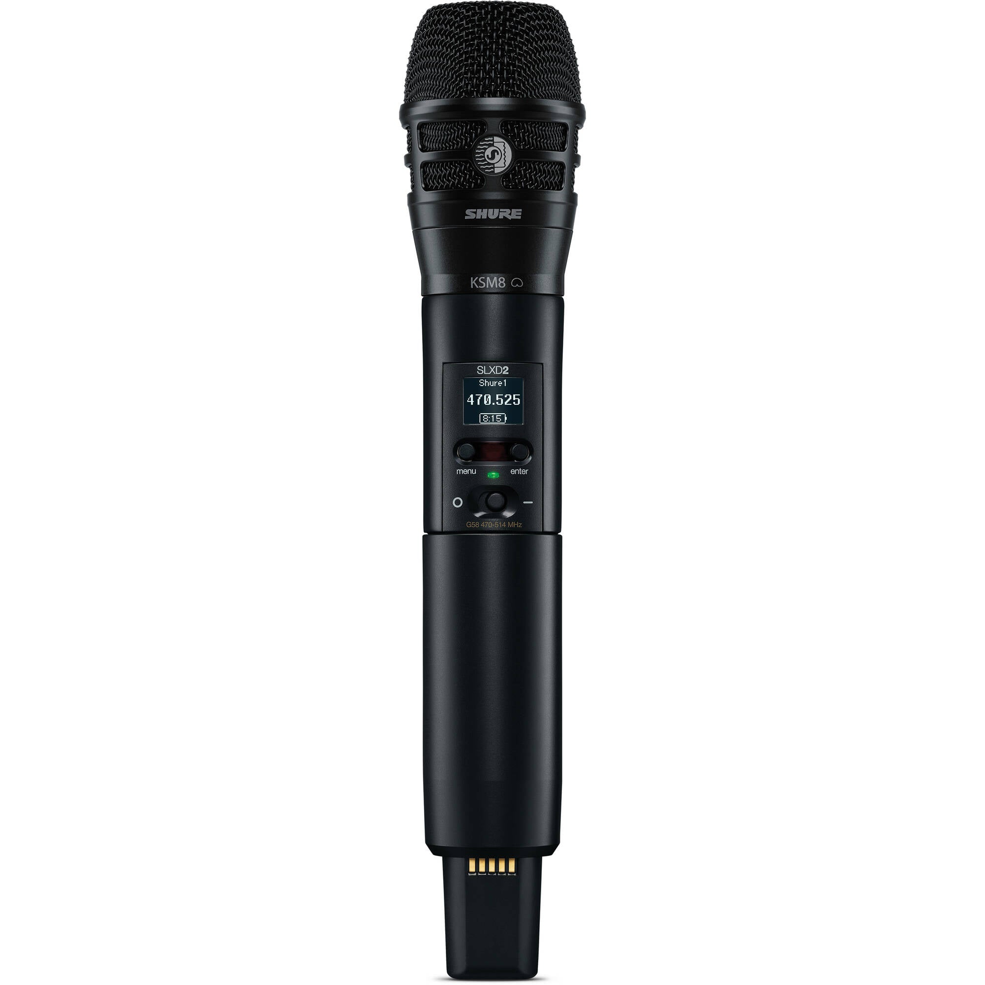 Shure SLXD2/K8B Digital Wireless Handheld Transmitter with KSM8 Mic (G58: 470-514 MHz)