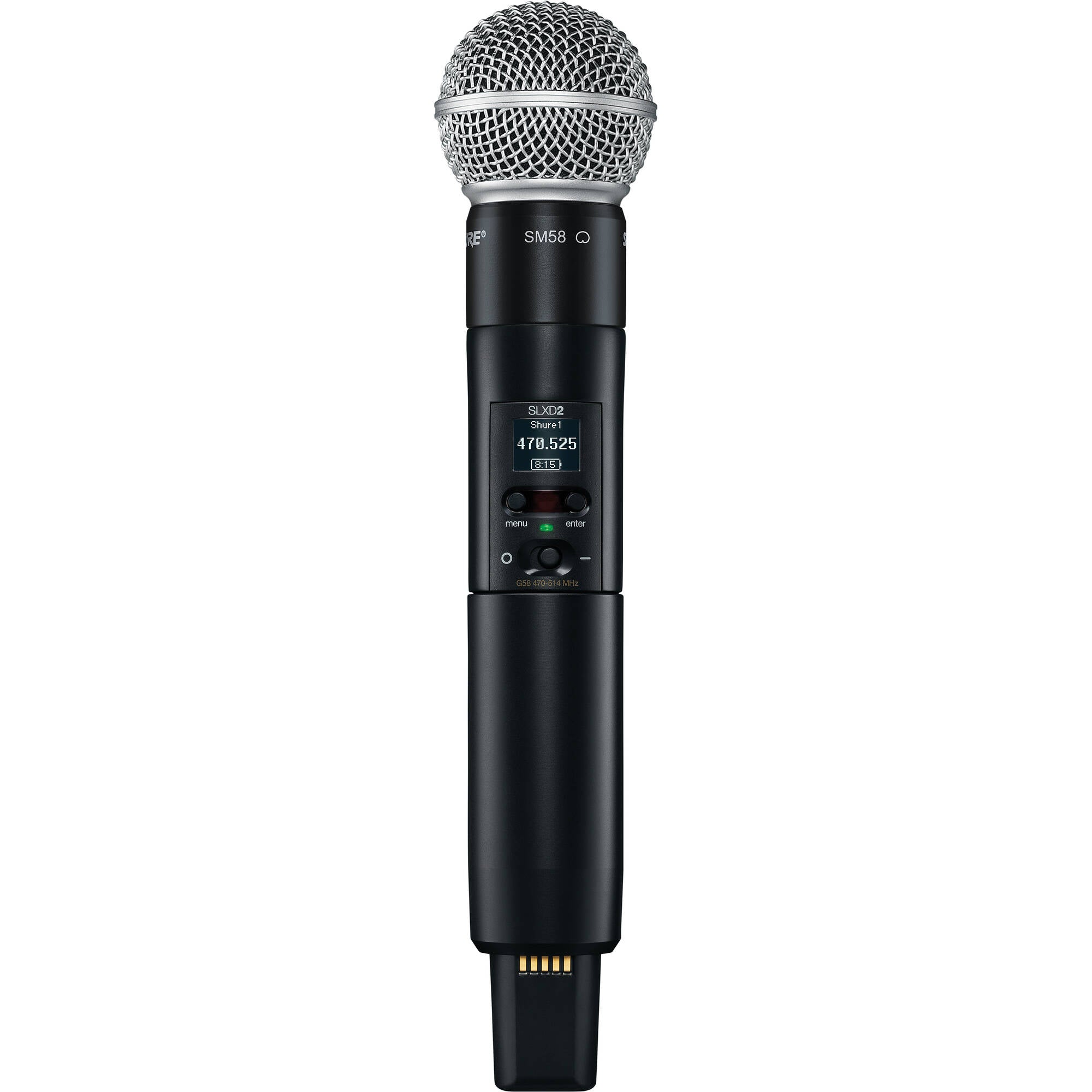 Shure SLXD24/SM58 Digital Wireless SM58 Handheld Microphone System (G58: 470-514 MHz)