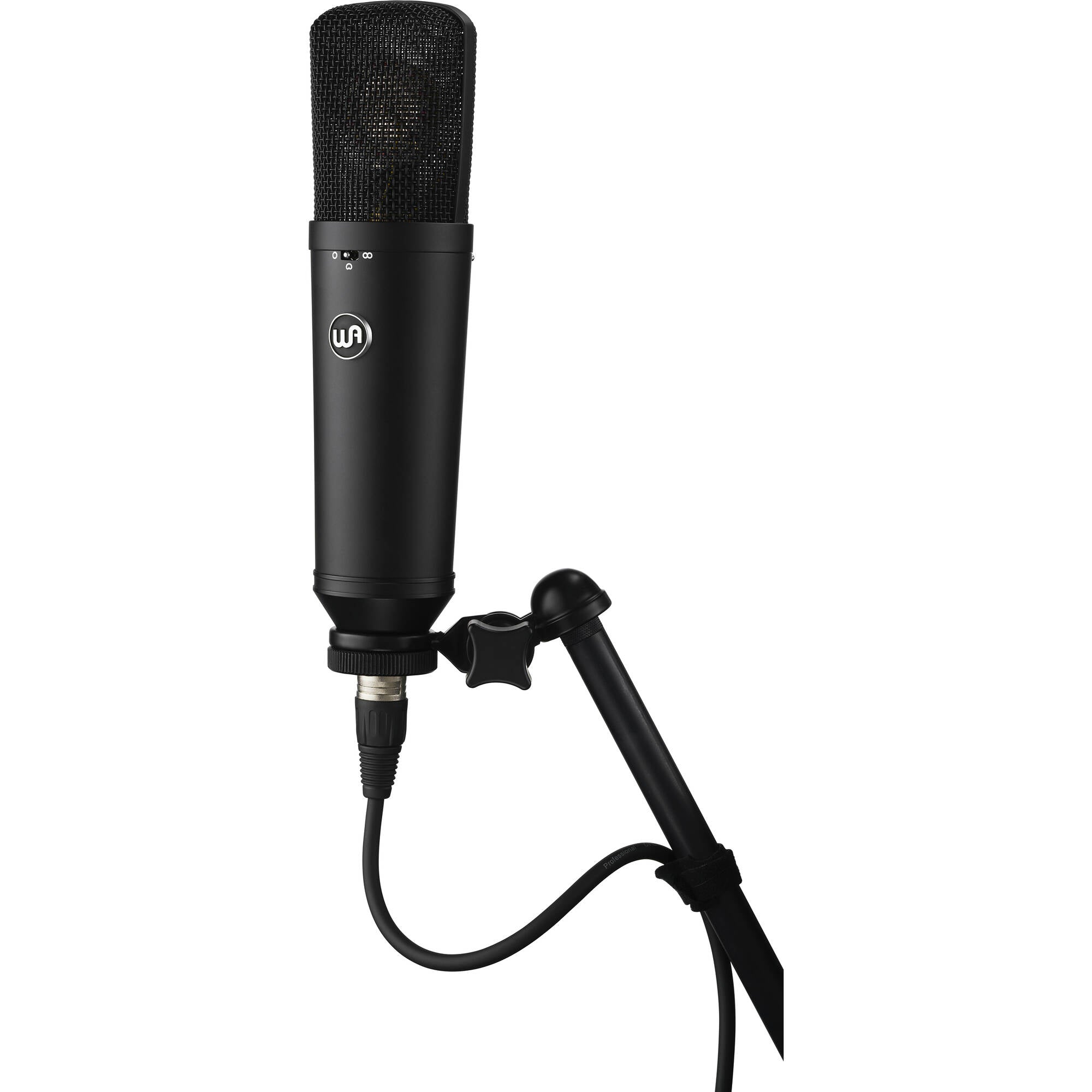 Warm Audio WA-87 R2 Large-Diaphragm Multi-Pattern Condenser Microphone (Black)