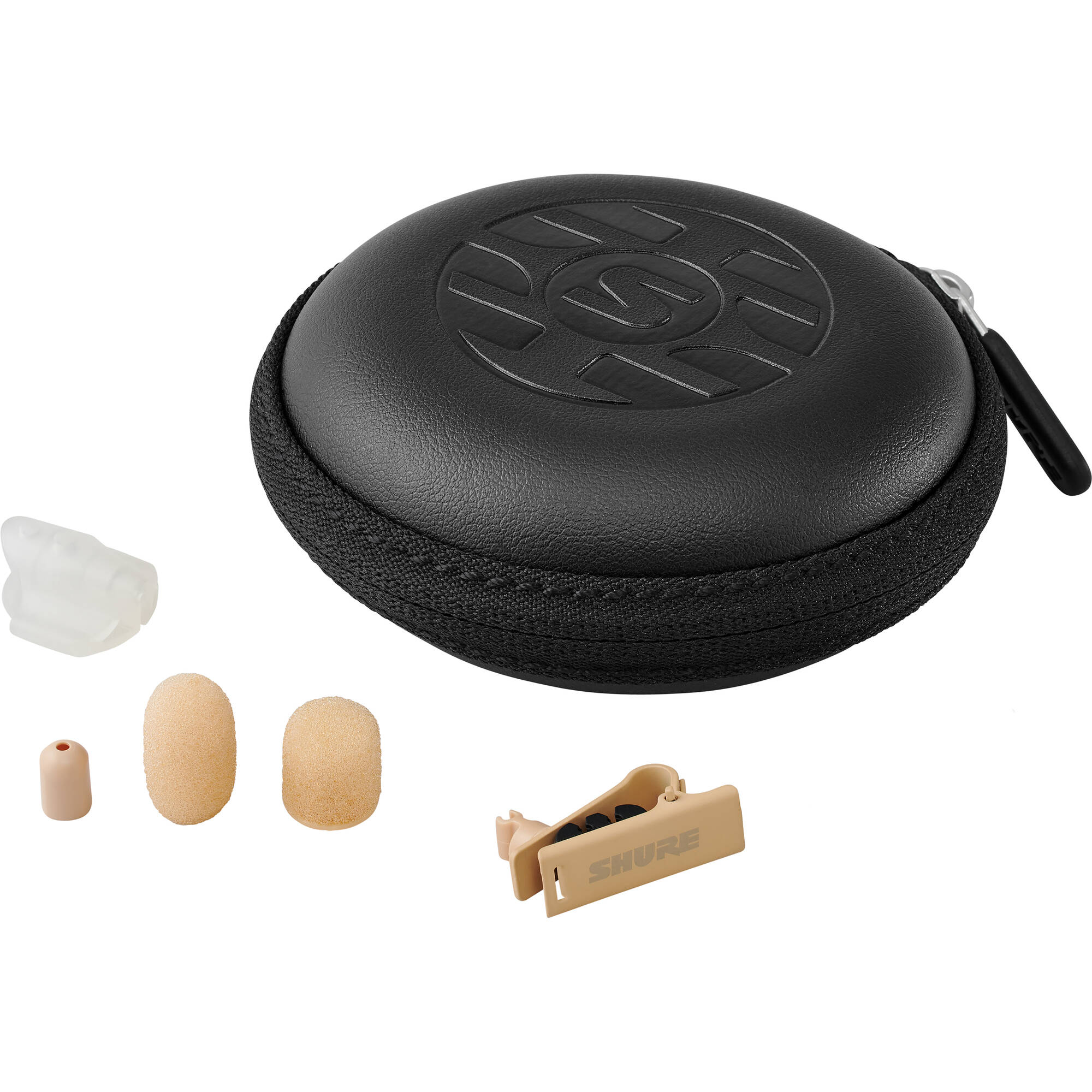 Shure DL4 DuraPlex Omnidirectional Miniature Lavalier Microphone (Tan, 3-Pin LEMO)