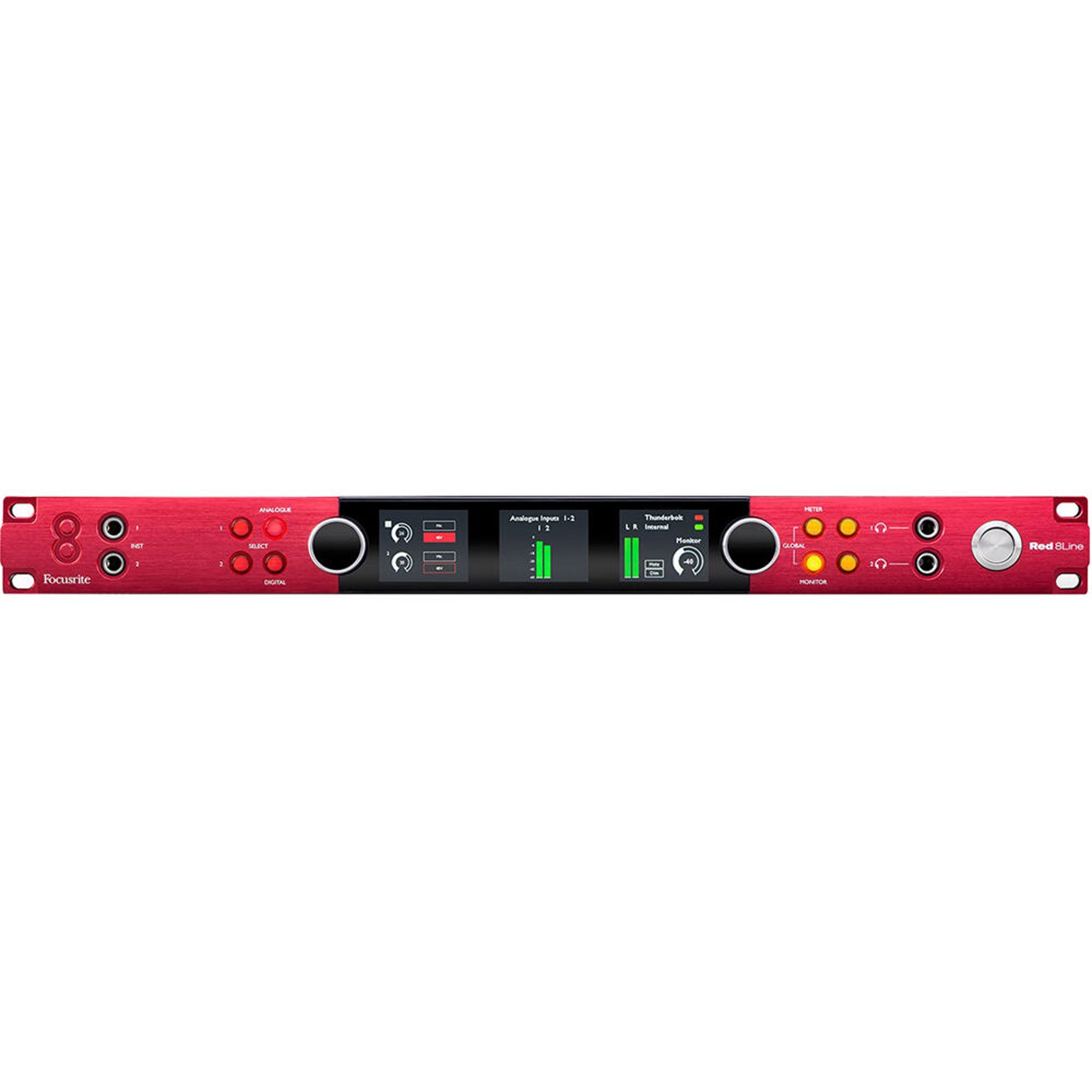 Focusrite Red 8Line Rackmount 58x64 Dante/HDX/Thunderbolt 3 Audio Interface