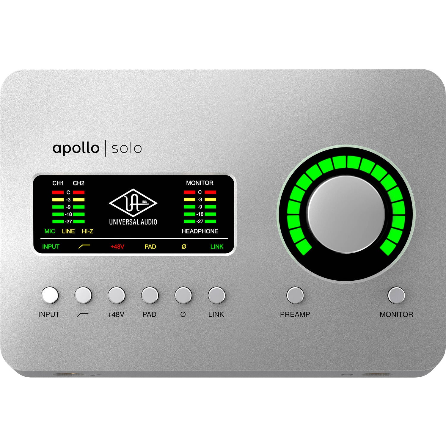 Universal Audio Apollo Solo Desktop 2x4 Thunderbolt 3 Audio Interface (Heritage Edition)