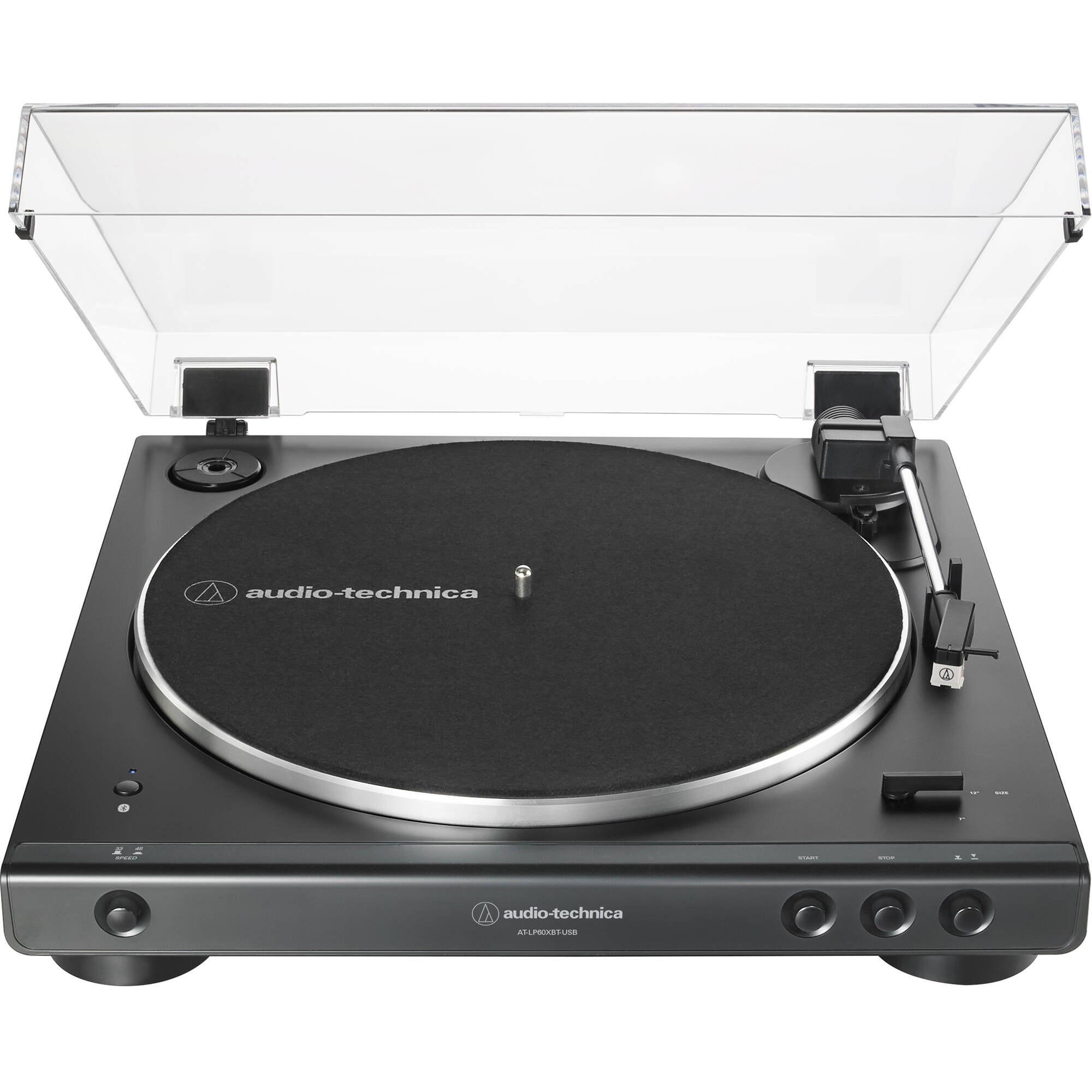 Audio-Technica AT-LP60XBT-USB Fully Automatic Stereo Turntable with USB (Black)