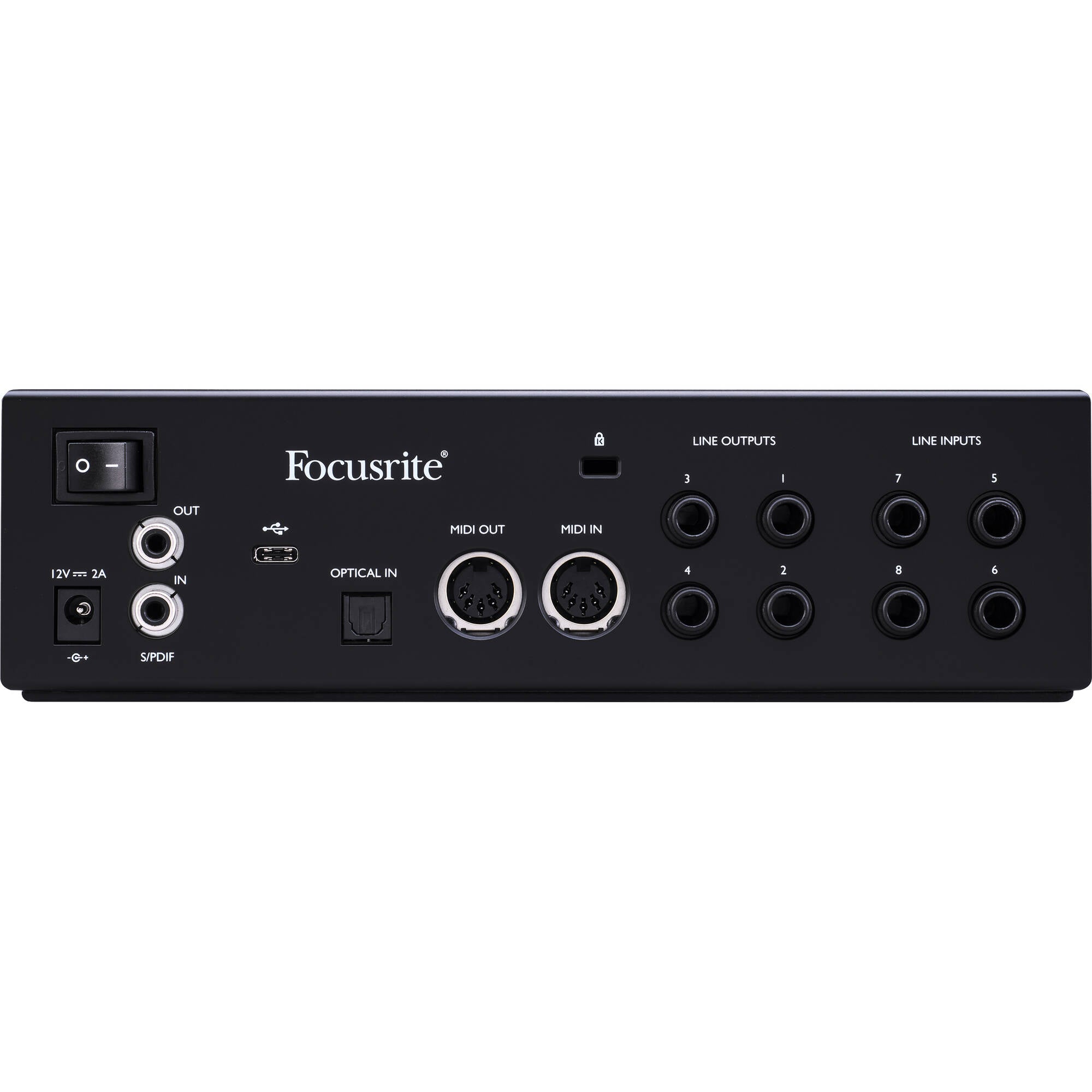Focusrite Clarett+ 4Pre Desktop 18x8 USB Type-C Audio/MIDI Interface