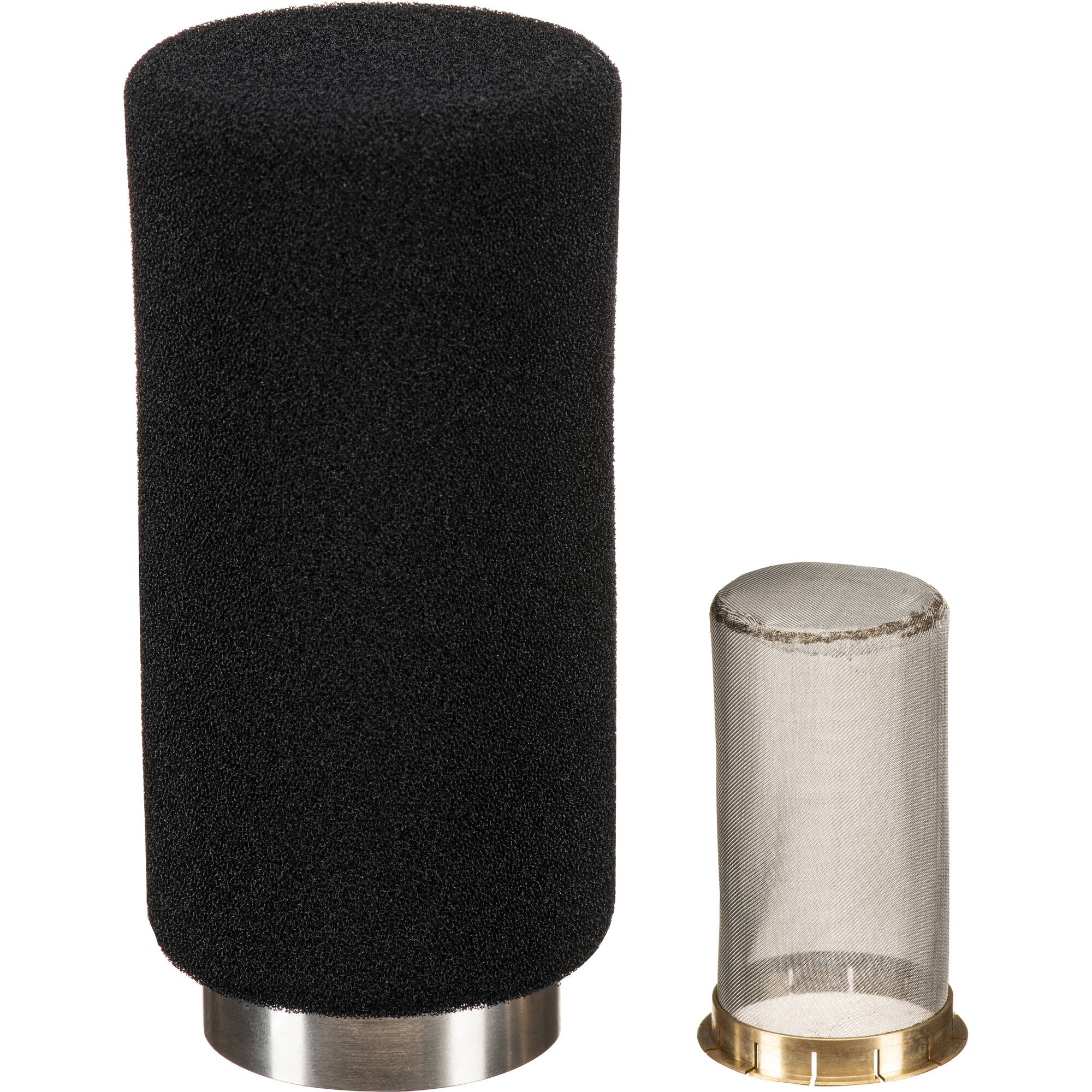 Earthworks BF+SS Broadcast Foam Windscreen with Collar for ETHOS, Icon & Icon Pro (Stainless Steel)