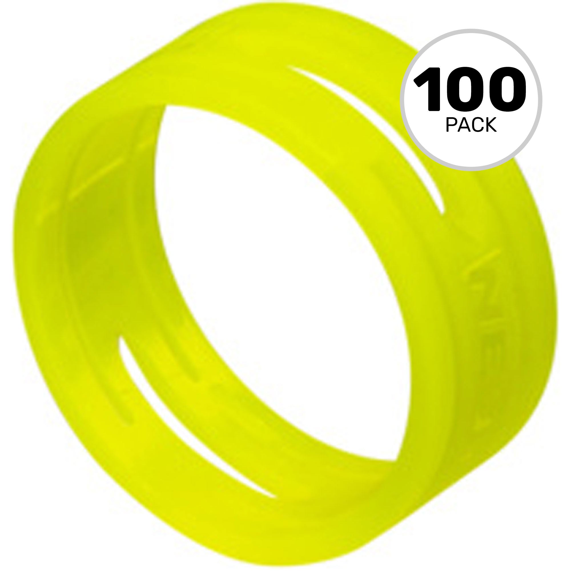 Neutrik XXR-4 NEO Neon Glow in the Dark Color Coding Rings for XX Series (Yellow Neon, Box of 100)
