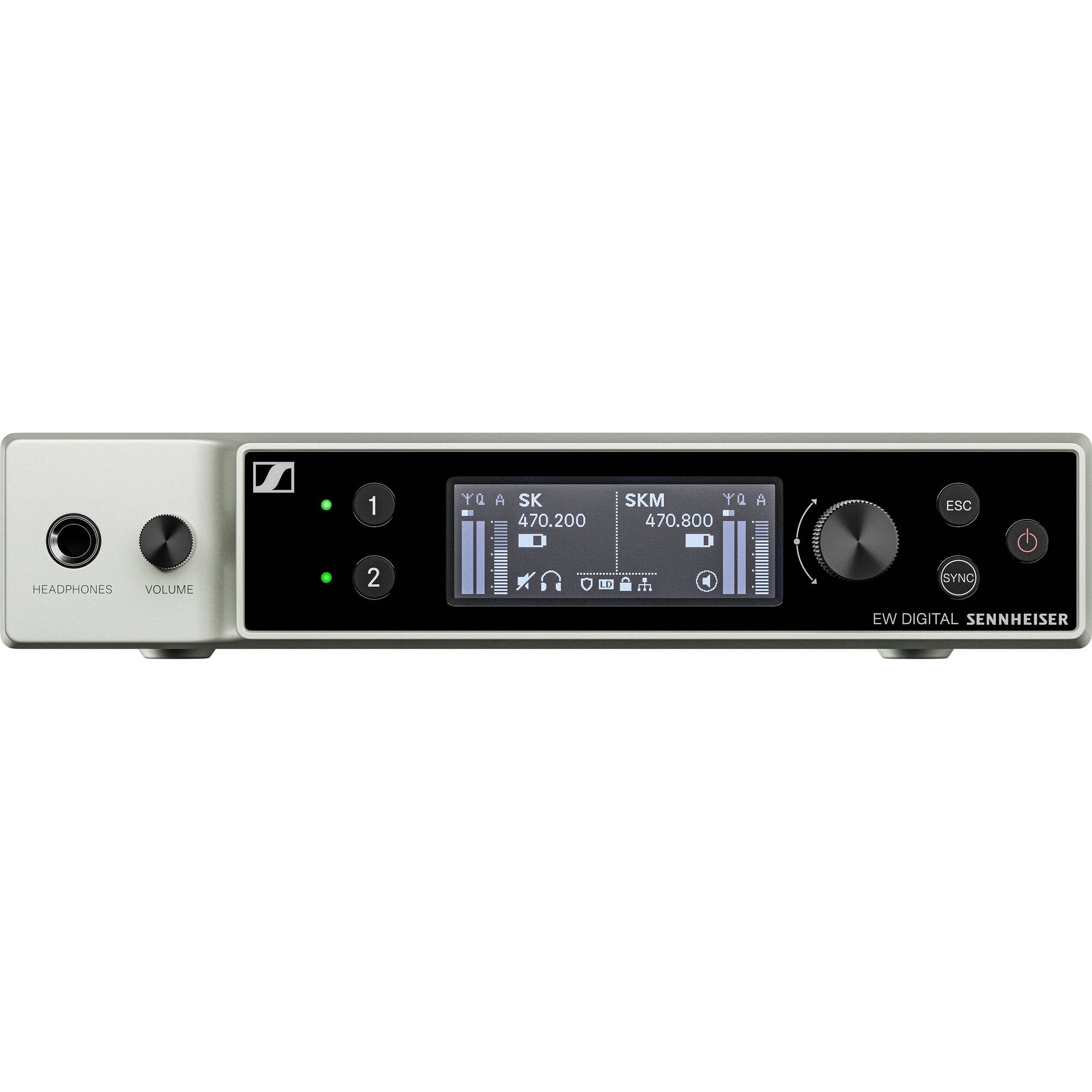 Sennheiser EW-DX EM 2 DANTE Two-Channel Rackmount Receiver with Dante (Q1-9: 470-550 MHz)