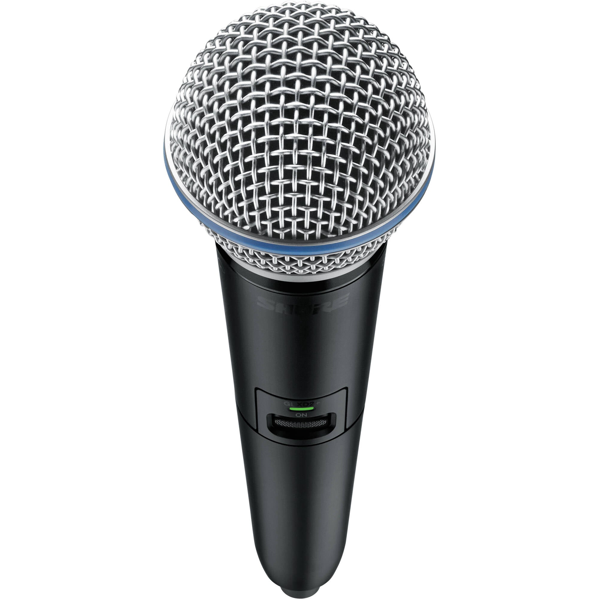 Shure GLXD2+ Dual-Band Wireless Handheld Transmitter with BETA 58A Microphone (Z3: 2.4, 5.8 GHz)