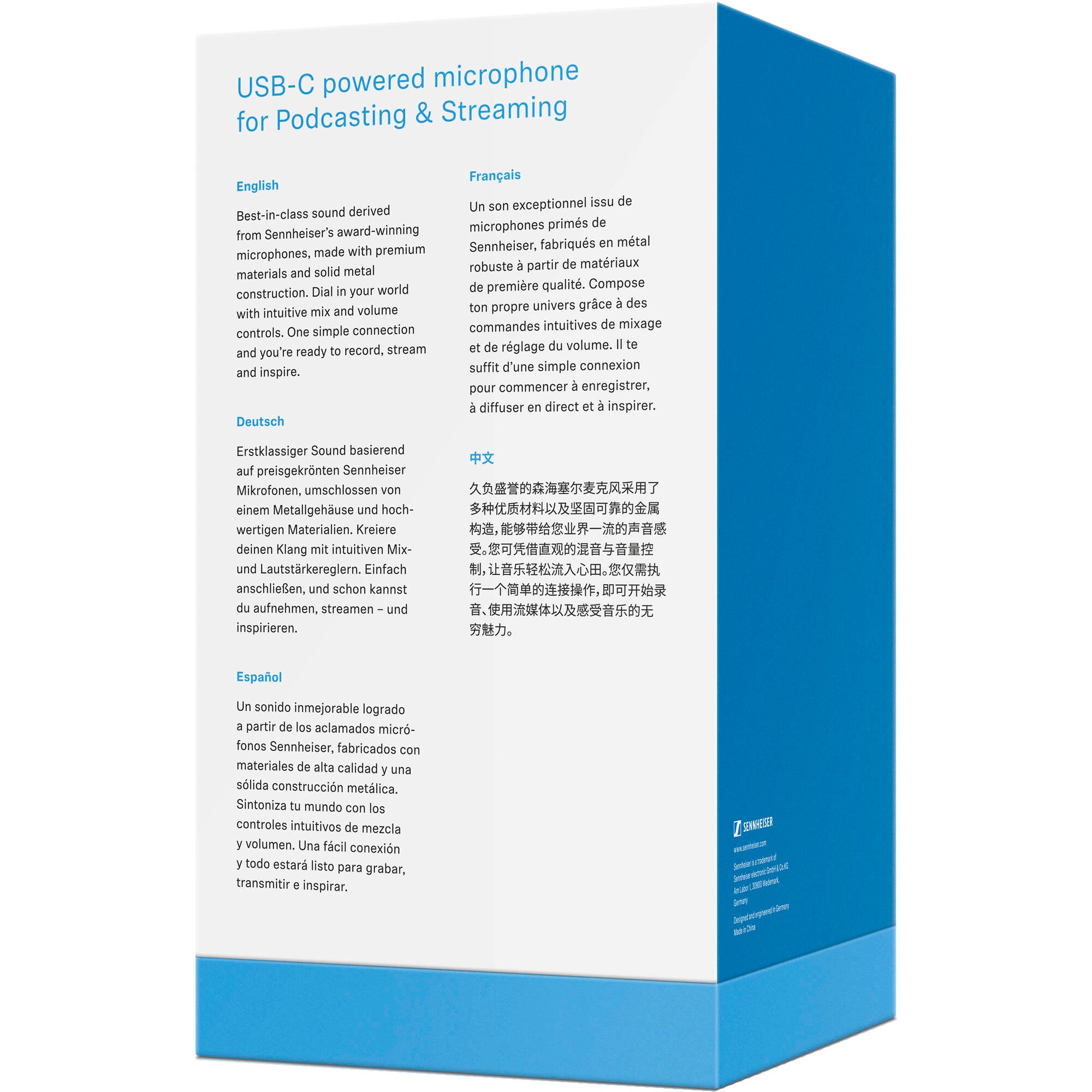 Sennheiser Profile USB Condenser Microphone with Desktop Stand