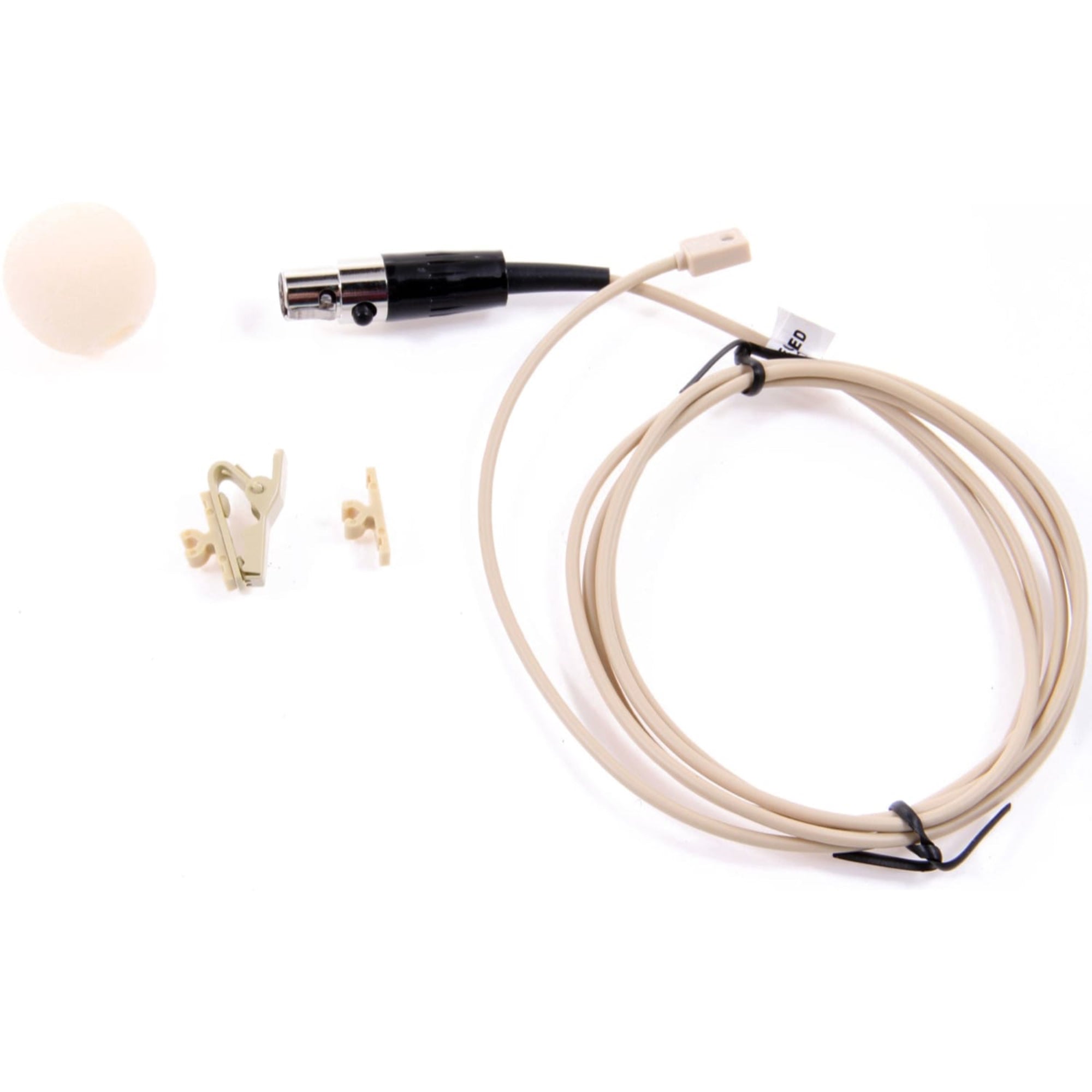 Shure WL93-6T Subminiature Omnidirectional Lavalier Microphone (Tan, 6')