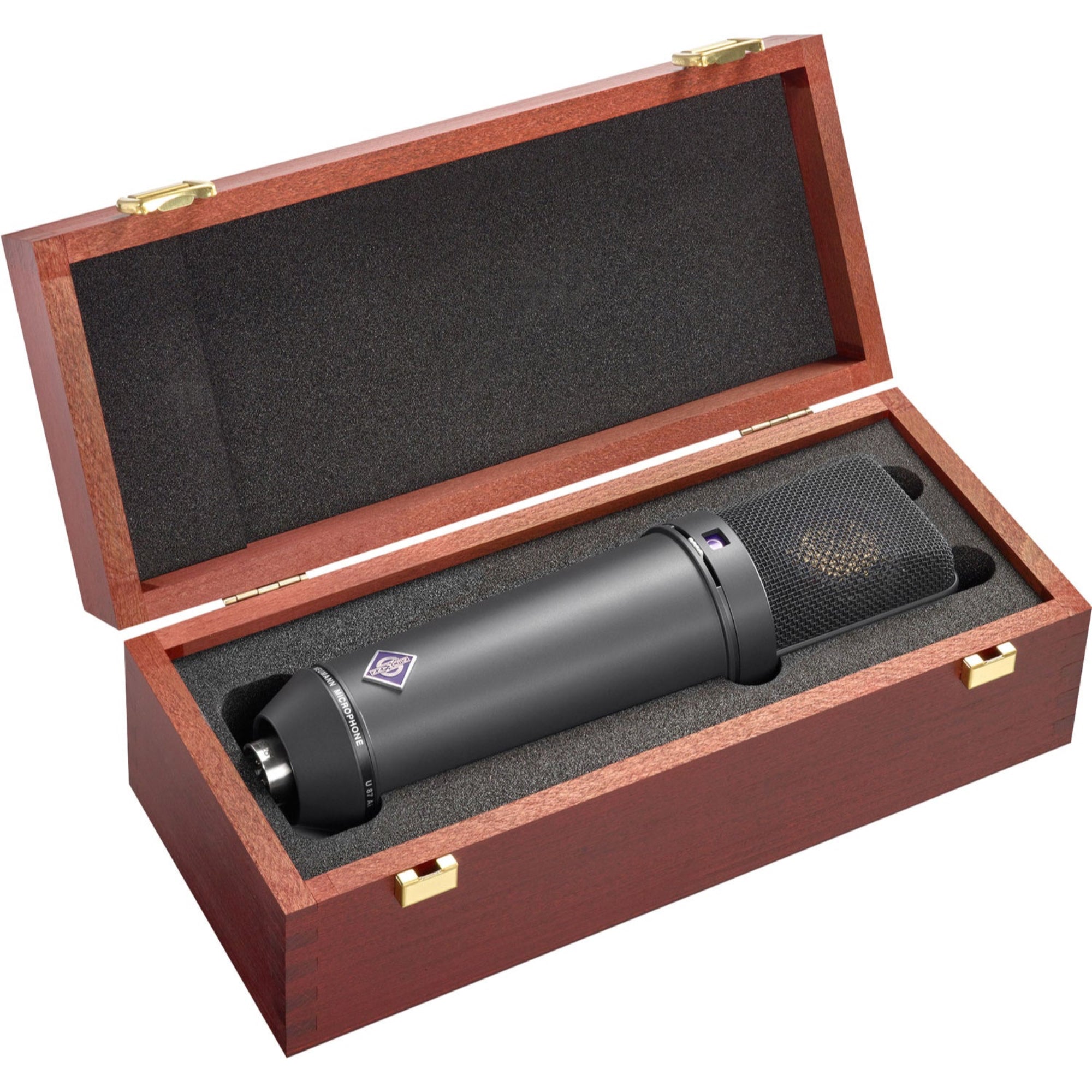 Neumann U 87 Ai Large-Diaphragm Multipattern Condenser Studio Microphone (Black)