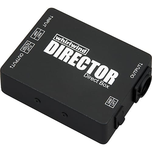 Whirlwind Director Direct Box Direct Box with Whirlwind TRHL-M Transformer