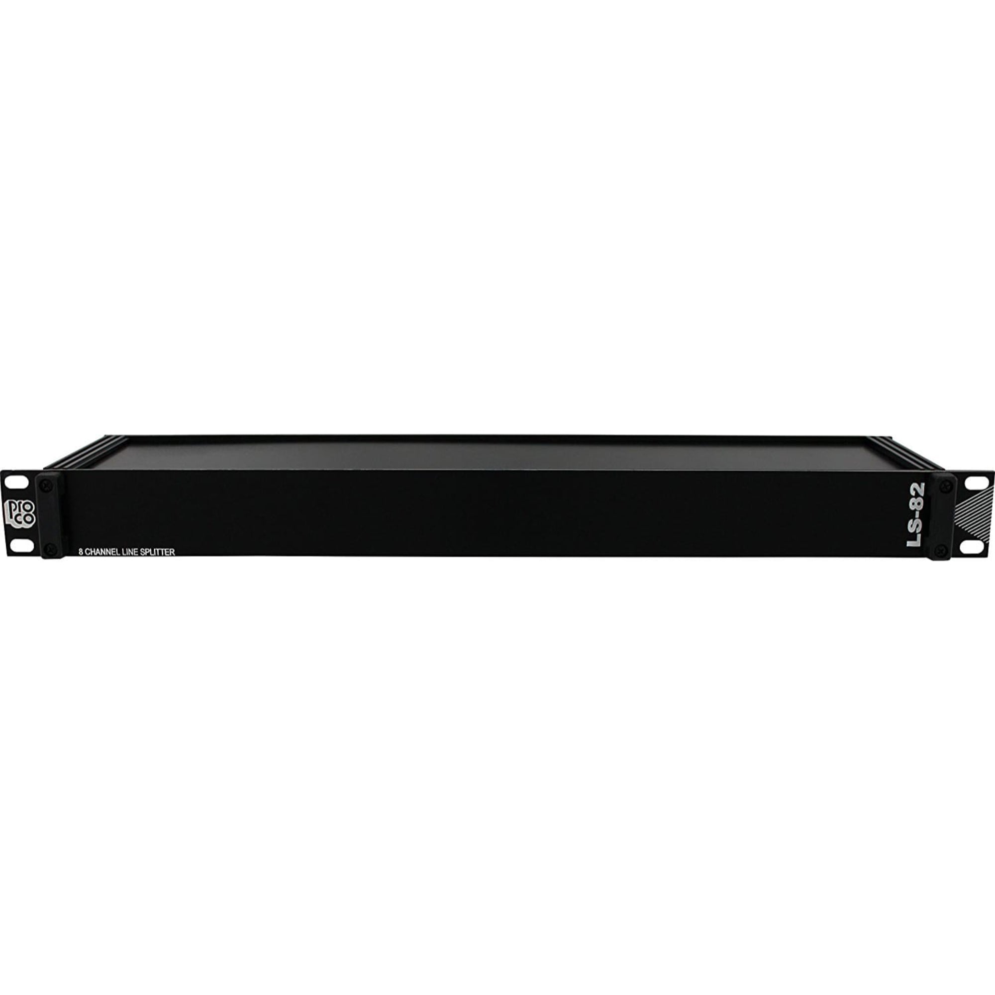 RapcoHorizon Pro Co LS82 8 Channel (2 Way) Rack Mount Line Splitter
