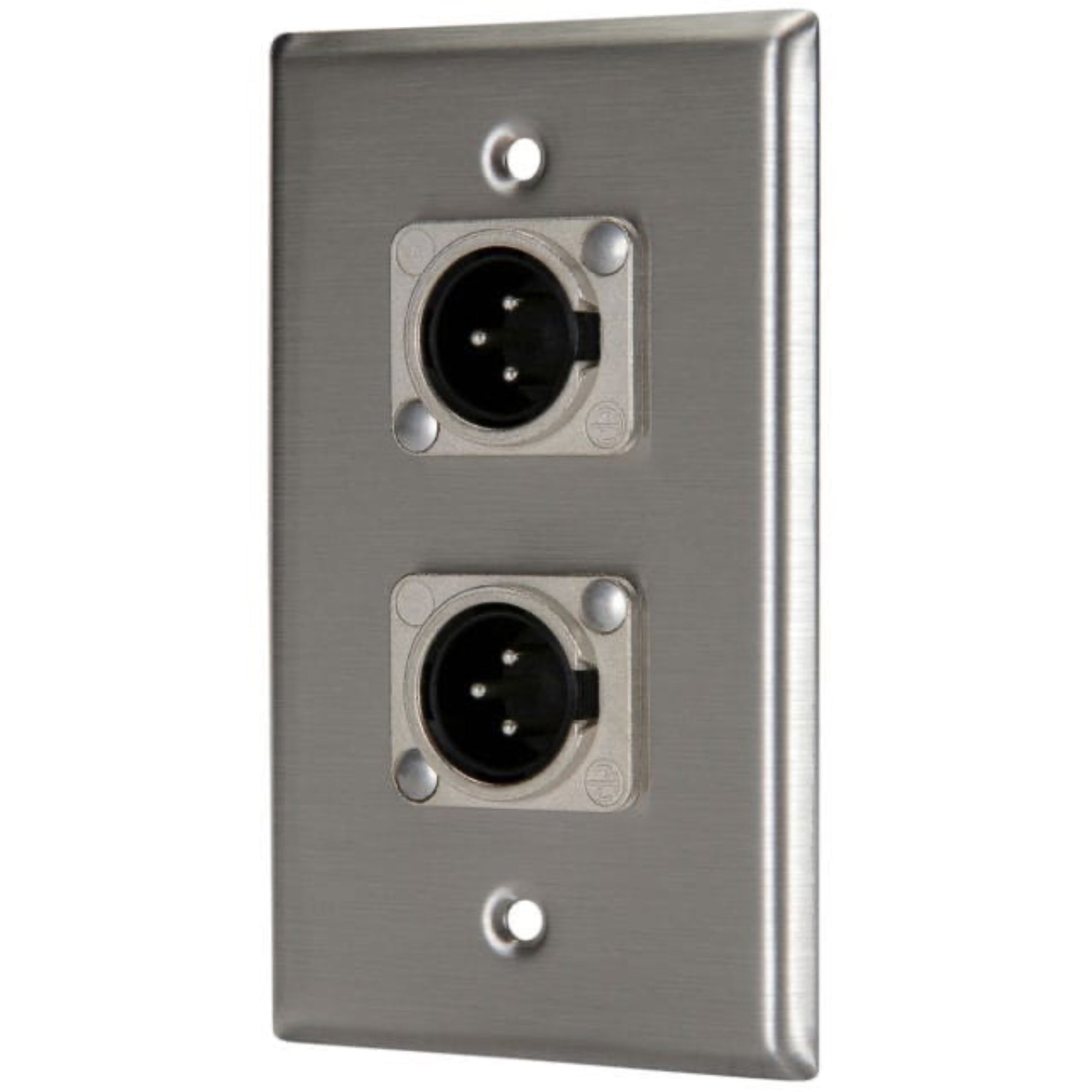 RapcoHorizon Pro Co WP1008 Dual Male XLR Wallplate