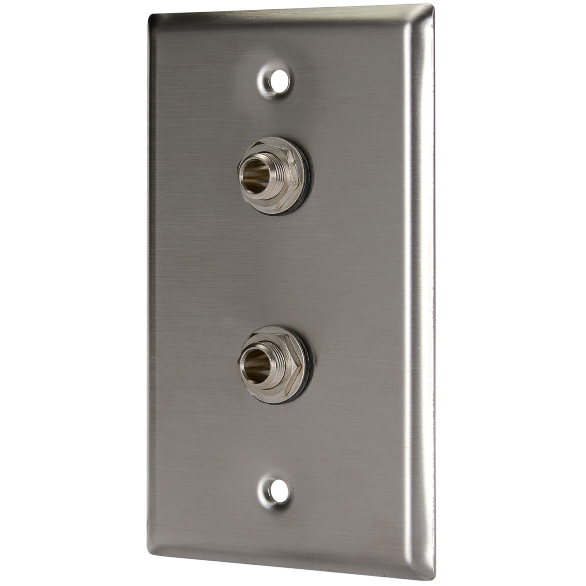RapcoHorizon Pro Co WP1018 Dual 1/4" TRS Wallplate