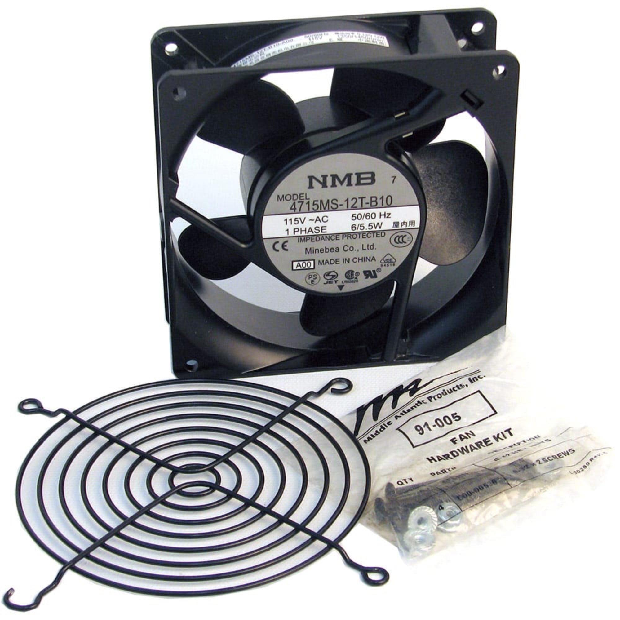 Middle Atlantic QFAN 4.5" Quiet Fan with Guard