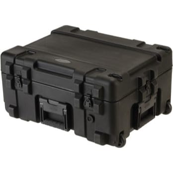 SKB 3R2217-10B-CW Roto-Molded Mil-Standard Waterproof Utility Case with Wheels (Cubed Foam)