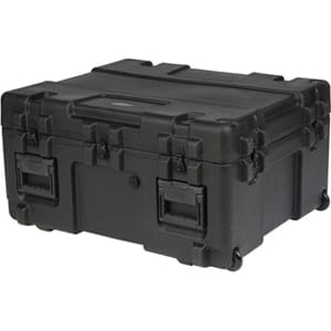 SKB 3R3025-15B-CW Roto-Molded Mil-Standard Waterproof Utility Case with Wheels (Cubed Foam)