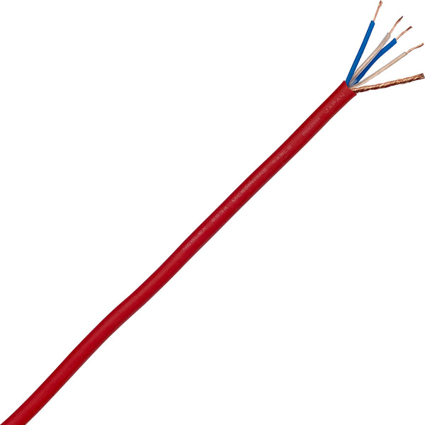 Mogami W2534 Neglex Quad Microphone Cable (Red, By the Foot)