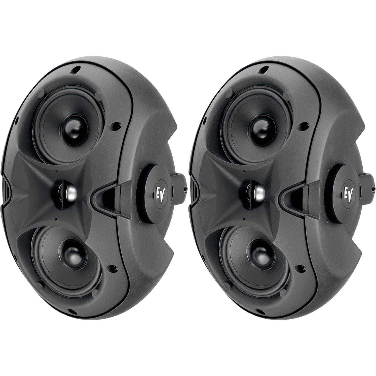Electro-Voice EVID-4.2 Dual 4" 2-Way 8 Ohms Loudspeakers (Black, Pair)