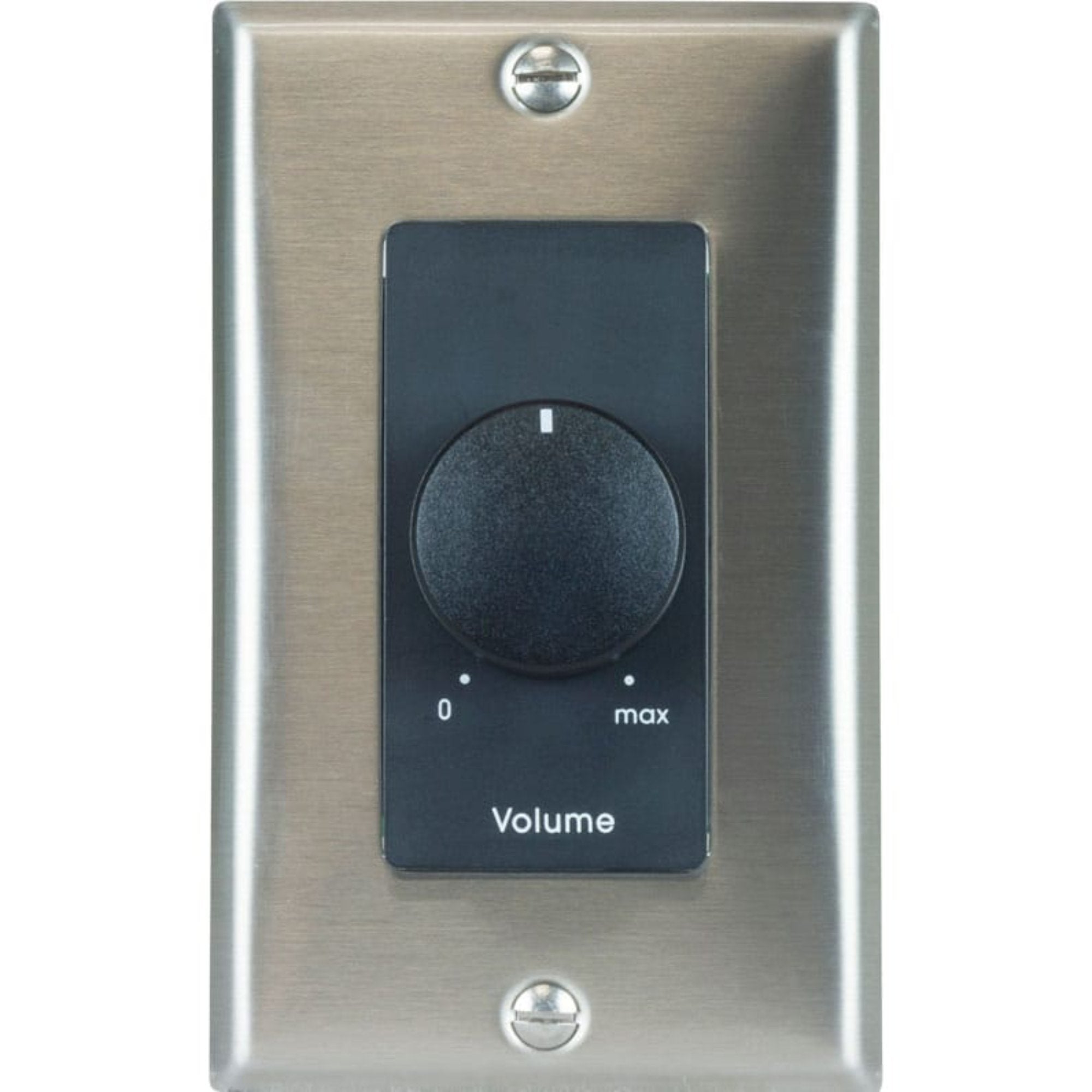 Lowell 25LVC-DSB Single Gang 25W Volume Attenuator (Decora Stainless & Black)